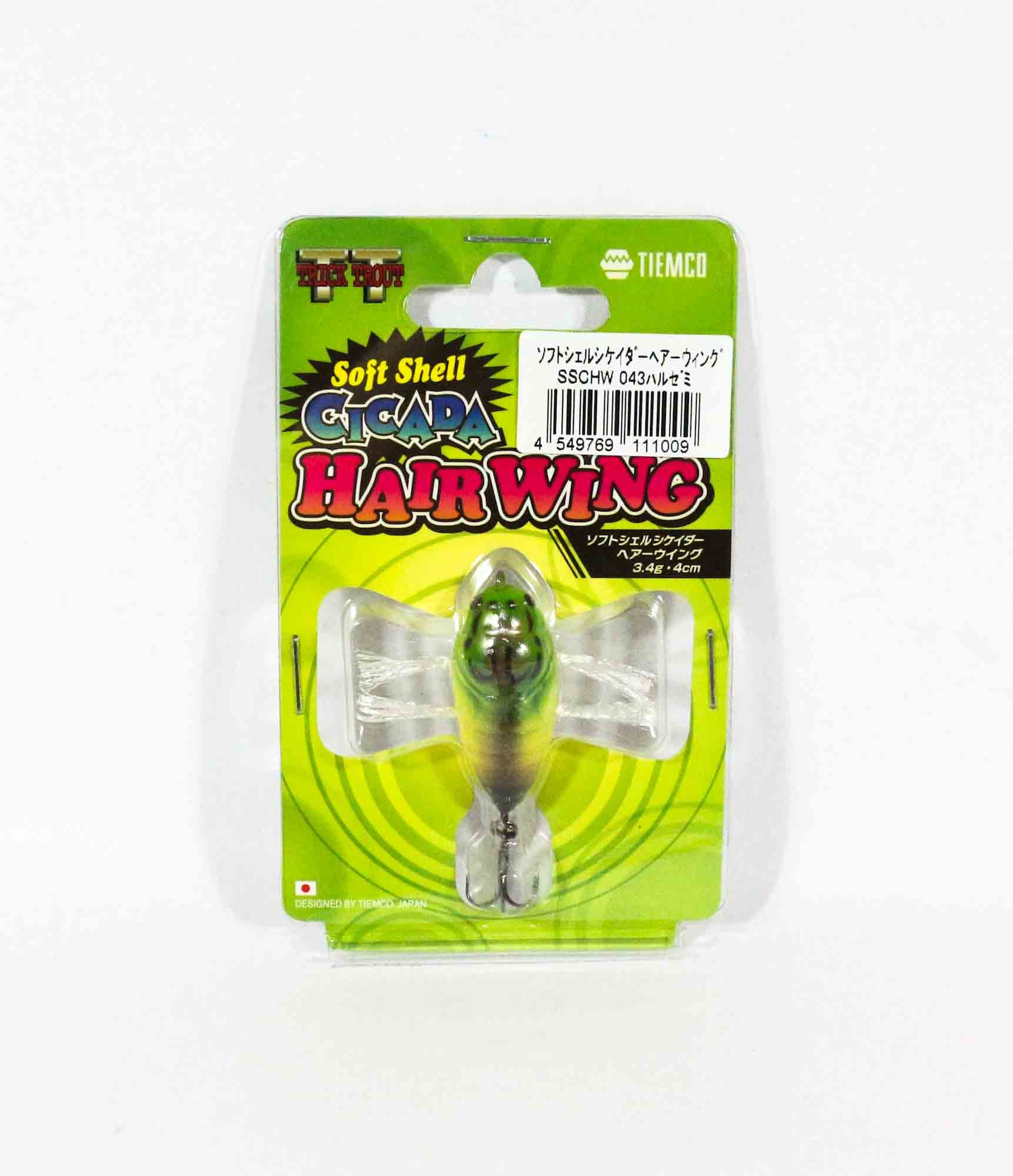 Tiemco SSCHW Cicada Soft Shell Hair 40mm 3.4grams Floating Lure 43 (1009)
