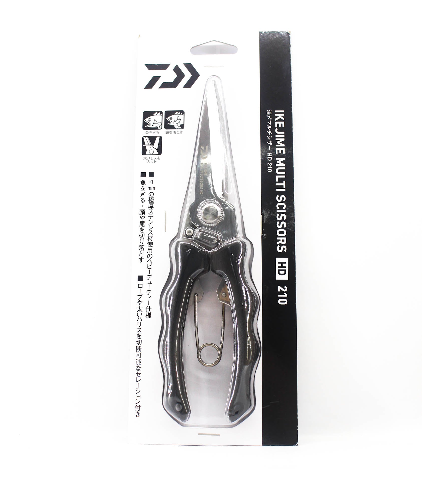 Daiwa HD-210 Ikejime Multi Scissors HD Black (0297)