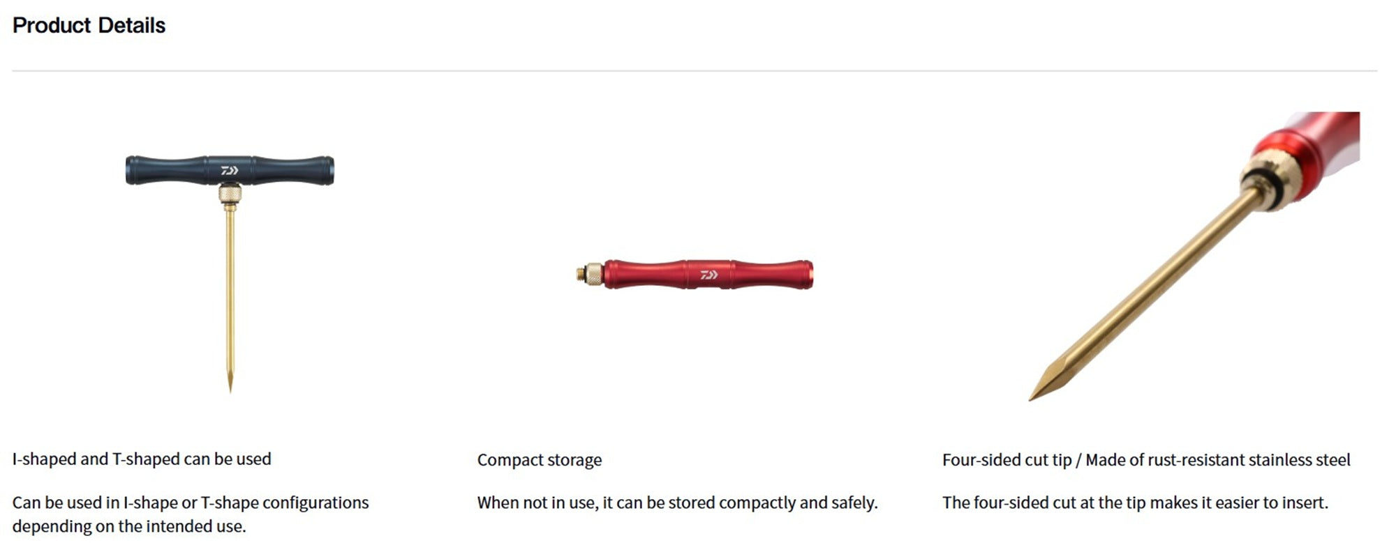 Daiwa Ikejime Stick 230 mm 58 grams Red (0358)