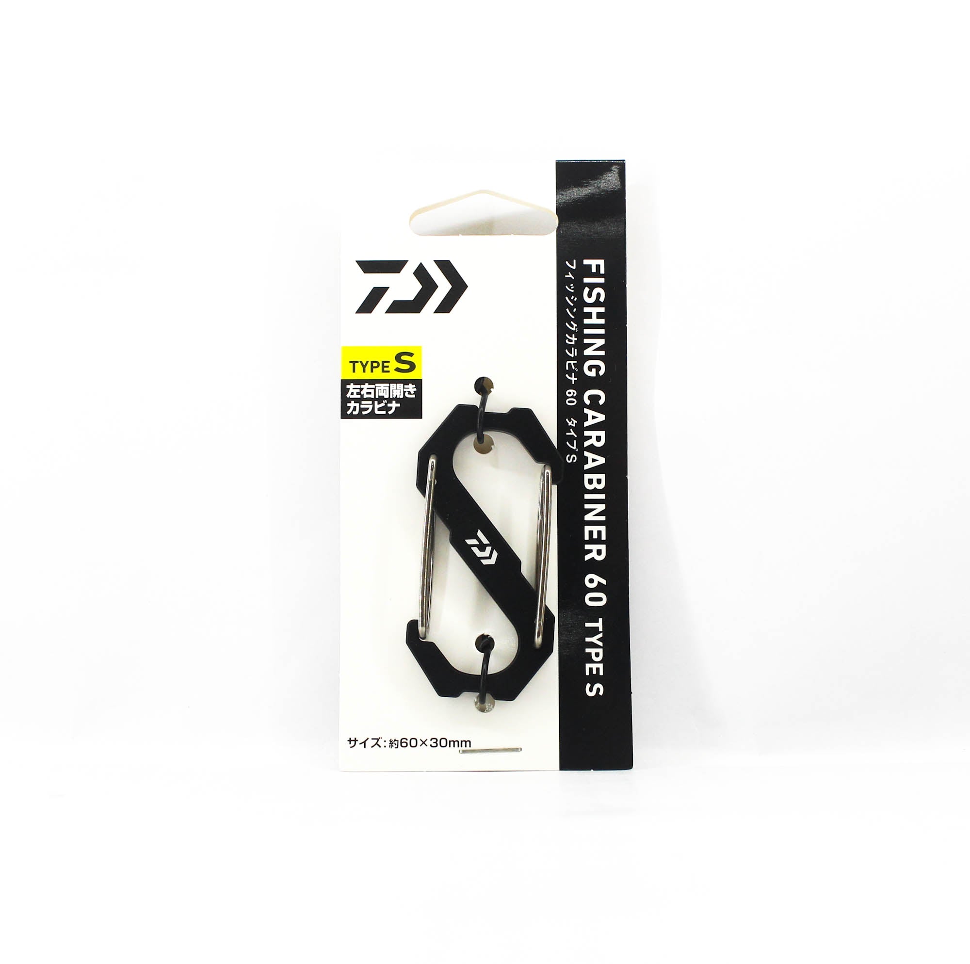 Daiwa Fishing Carabiner 60mmType S Black (2717)