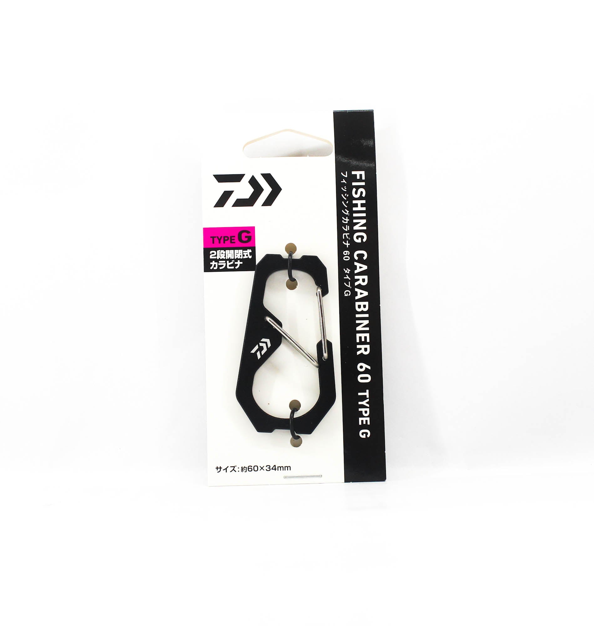 Daiwa Fishing Carabiner 60mm Type G Black (2731)