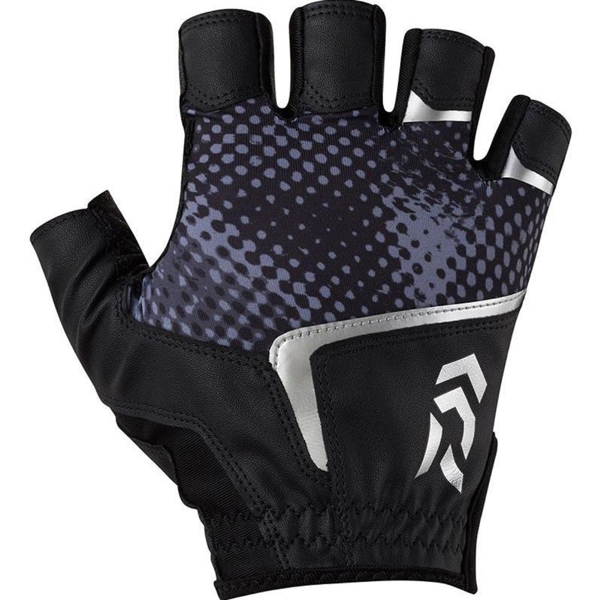 Daiwa Gloves DG-2126 Padded Gloves Size XL Black Haze Camo (3621)