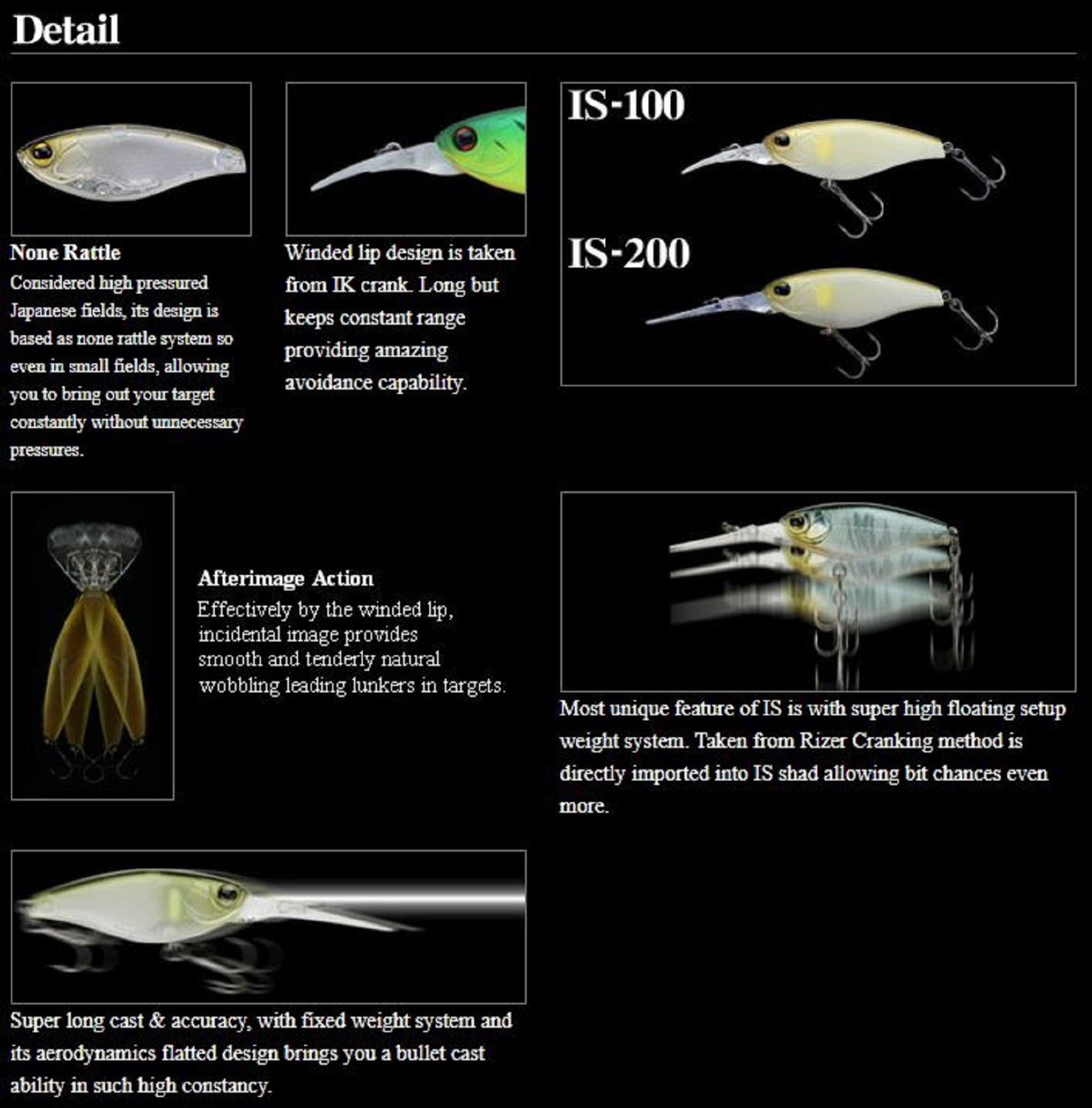 Imakatsu IK Shad IS-100 60 mm 11 grams Floating Lure 757 (0745)
