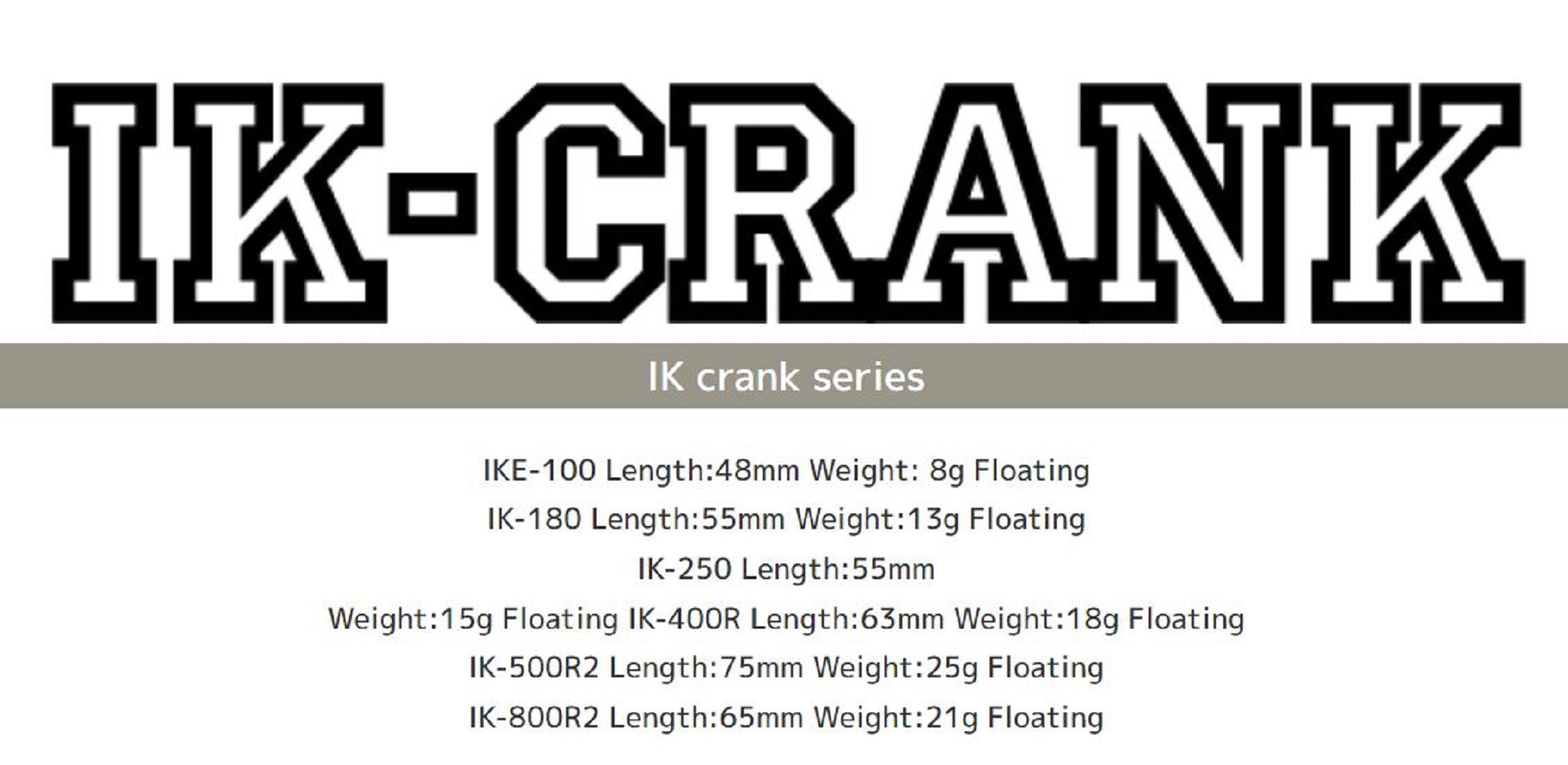 Imakatsu IK 500R2 Mozaic 75 mm 25 grams Floating Lure 932 (4255)