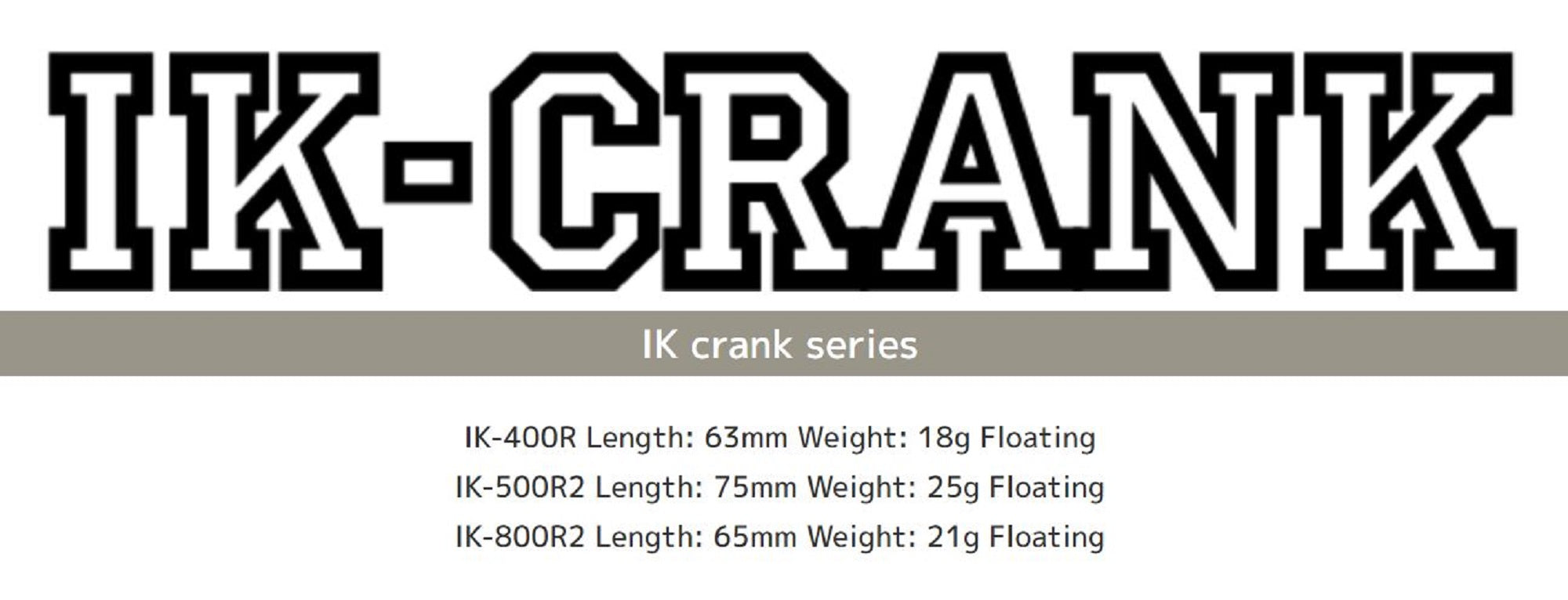 Imakatsu IK 500R2 Mozaic 75 mm 25 grams Floating Lure 875 (6983)