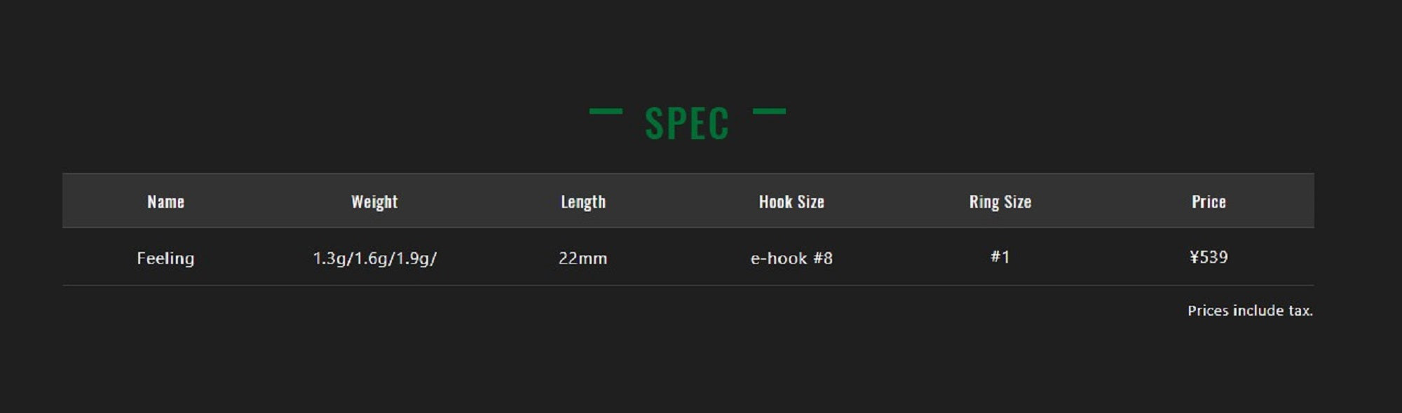 Jackall Timon Tearo Trout Spoon 2.4 grams 76 Greenbow (4322)