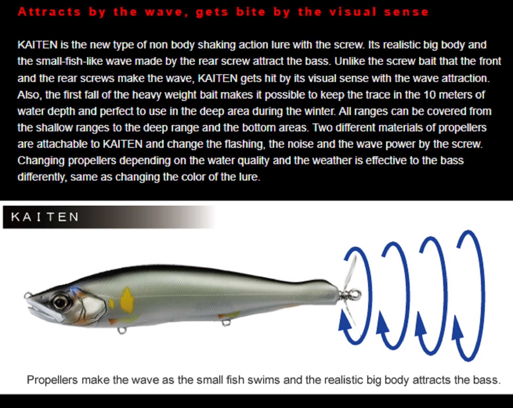 Gan Craft Kaiten 148 NS Cruise Bait Sinking Lure 05 (4092)