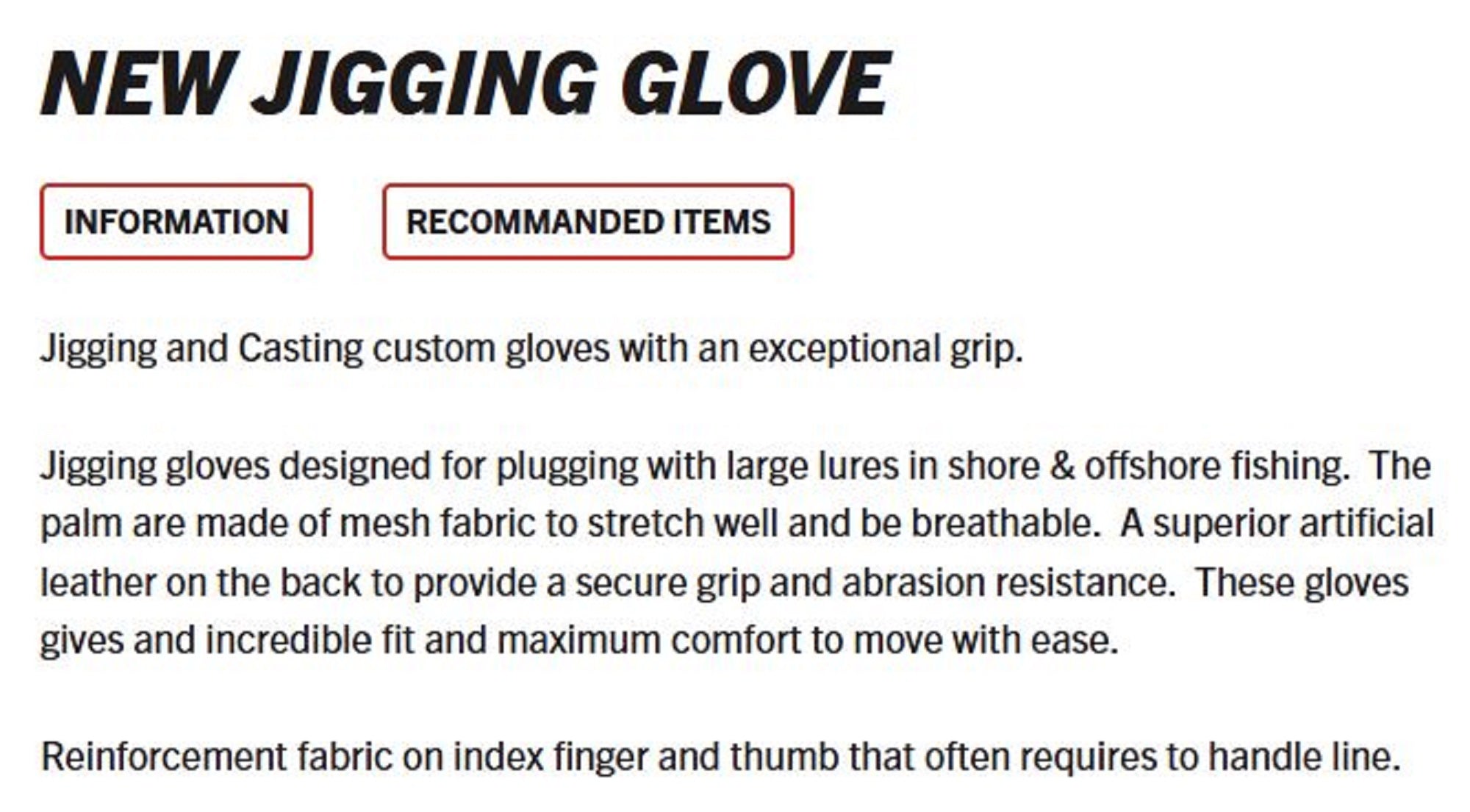 Major Craft Gloves Jigging MCJG24 Size S BK (7502)