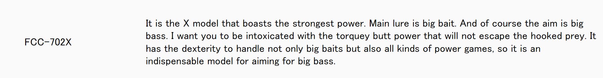 Sale Major Craft First Cast Series Baitcast Rod FCC-702X (8619)