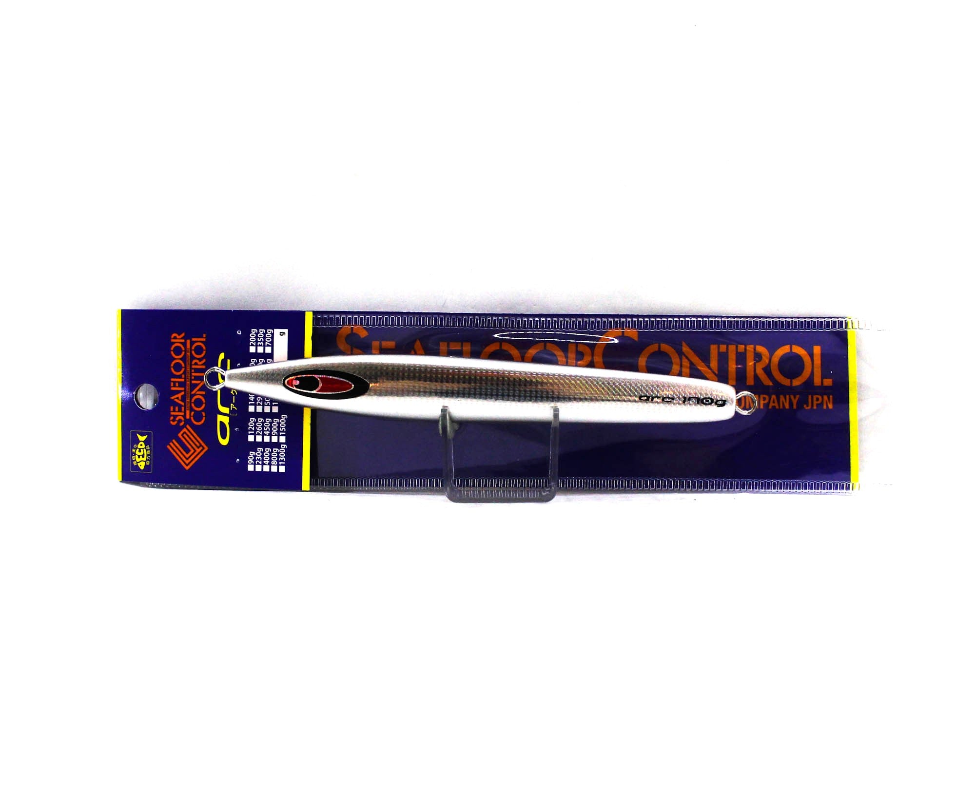 Seafloor Control Metal Jig Arc 170 grams Zebra Orange GR (7515)