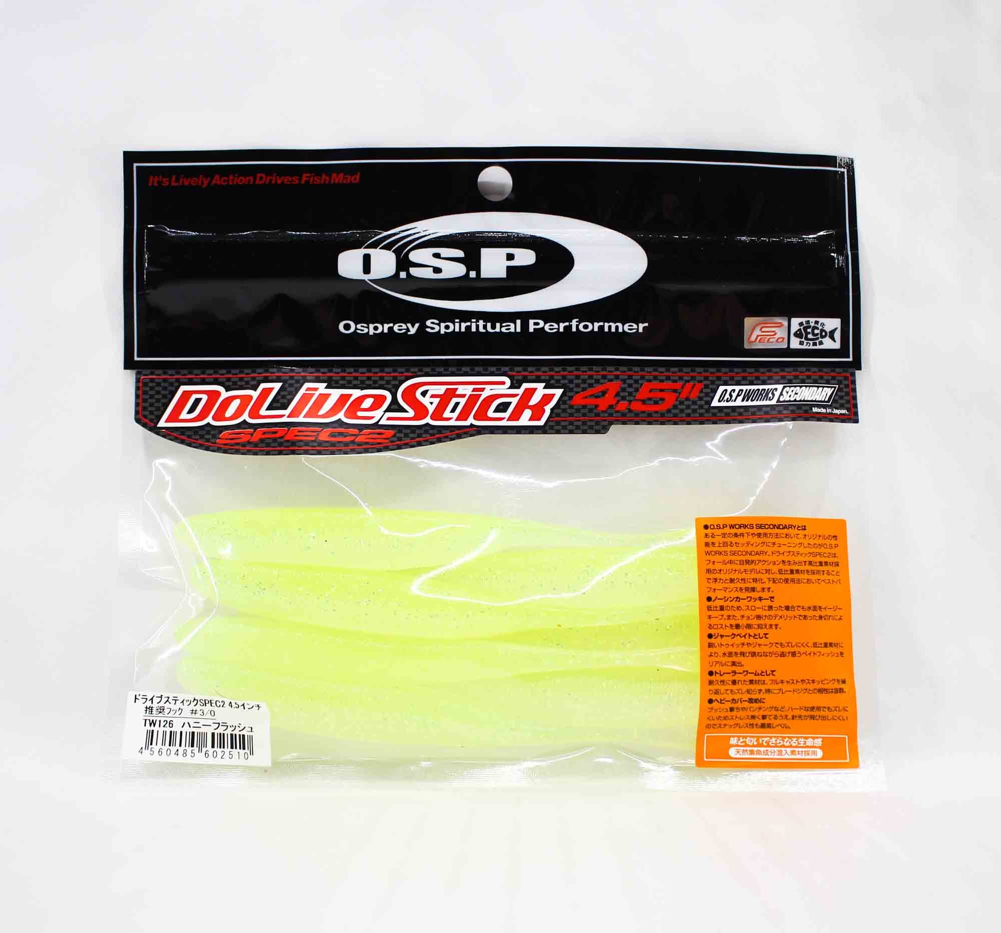OSP Soft Lure Dolive Stick Spec II 4.5 Inches TW-126 (2510)