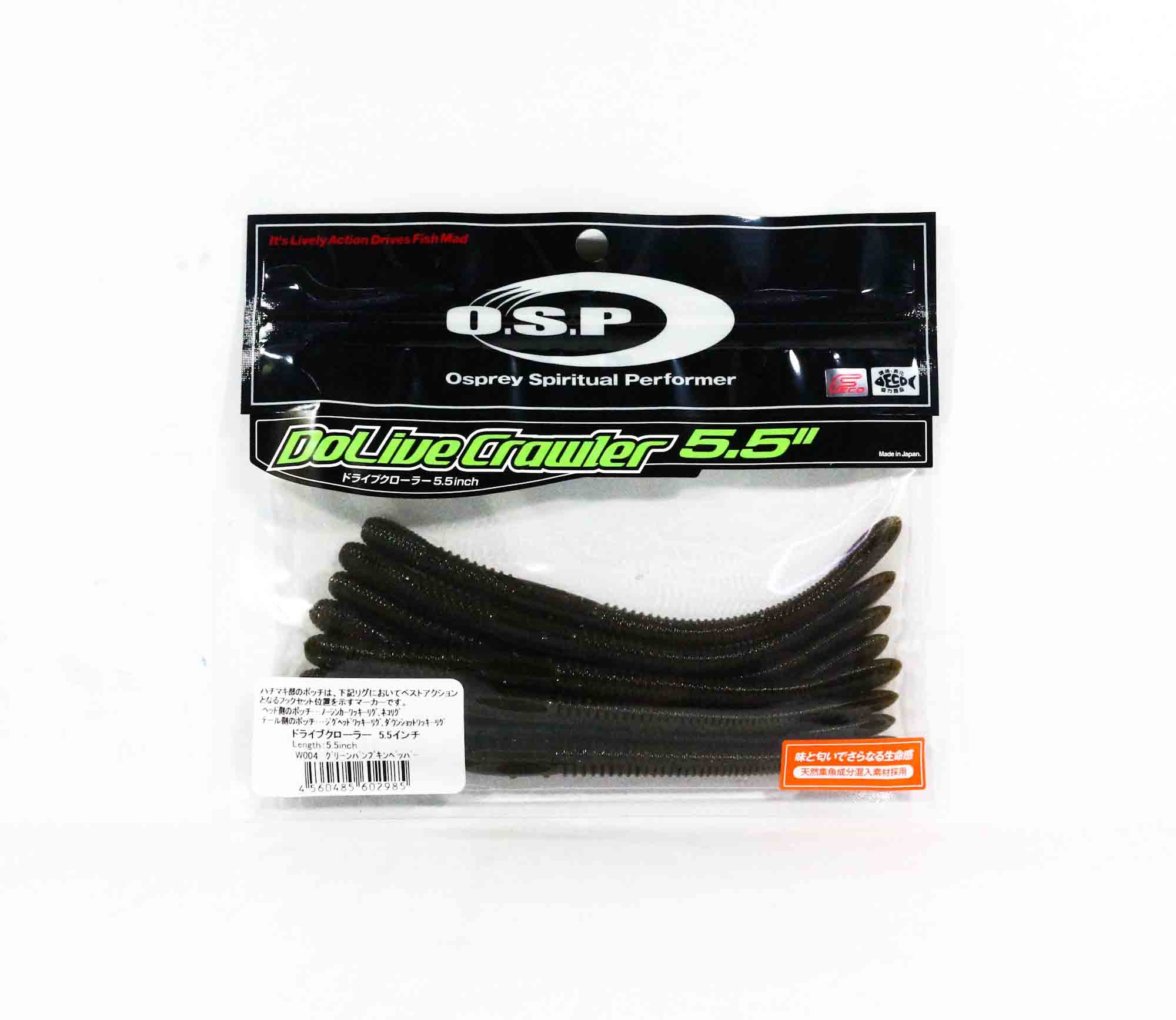 OSP Soft Lure Dolive Crawler 5.5 Inches W-004 (2985)