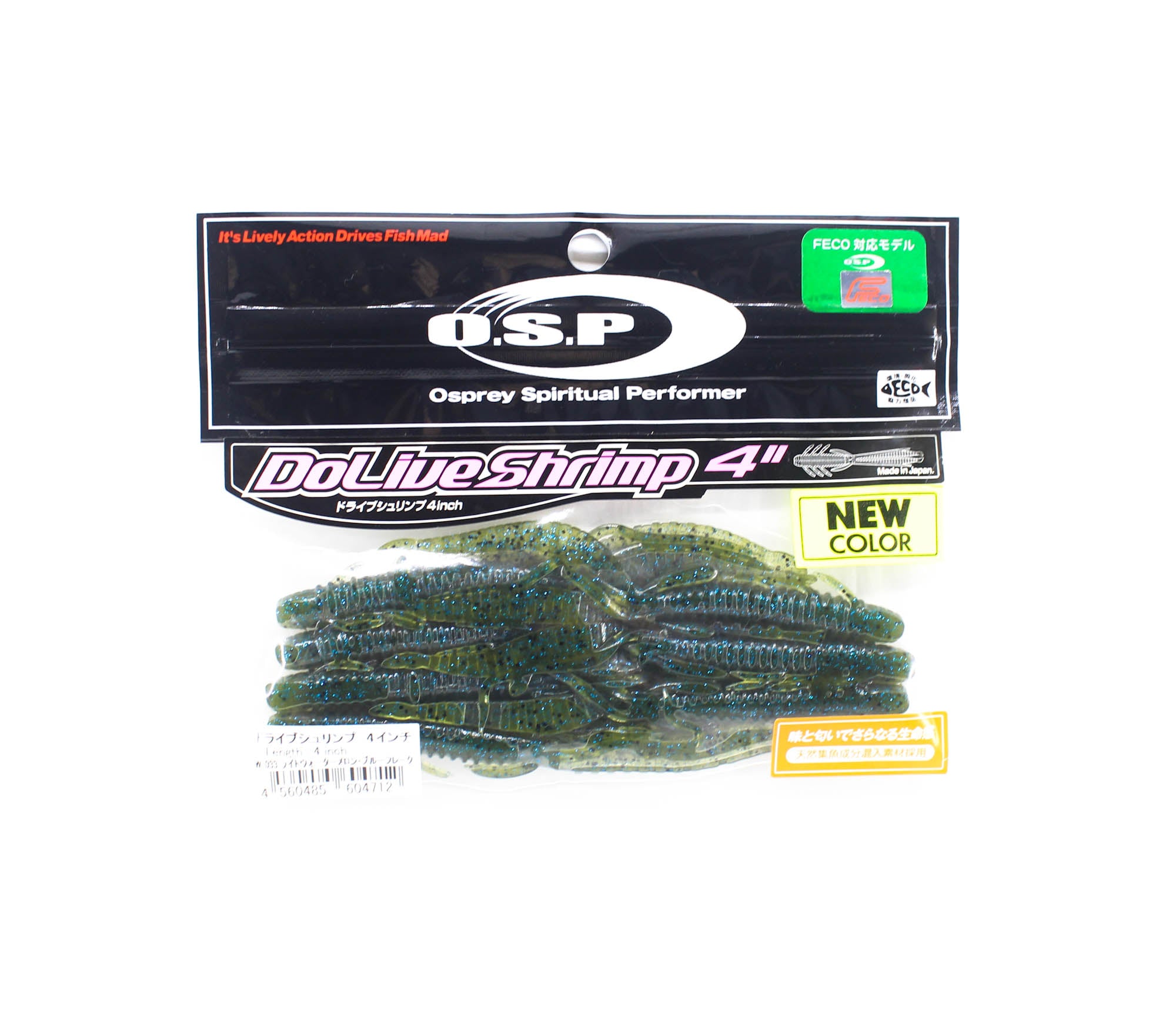 OSP Soft Lure Dolive Shrimp 4 Inches W033 (4712)
