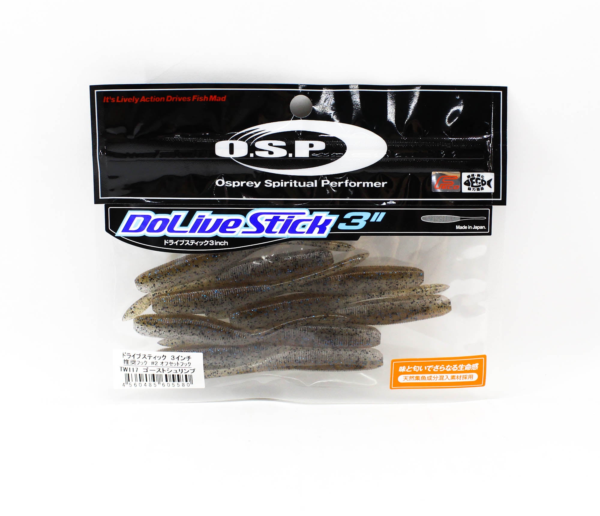 OSP Soft Lure Dolive Stick 3 Inches TW-117 (5580)