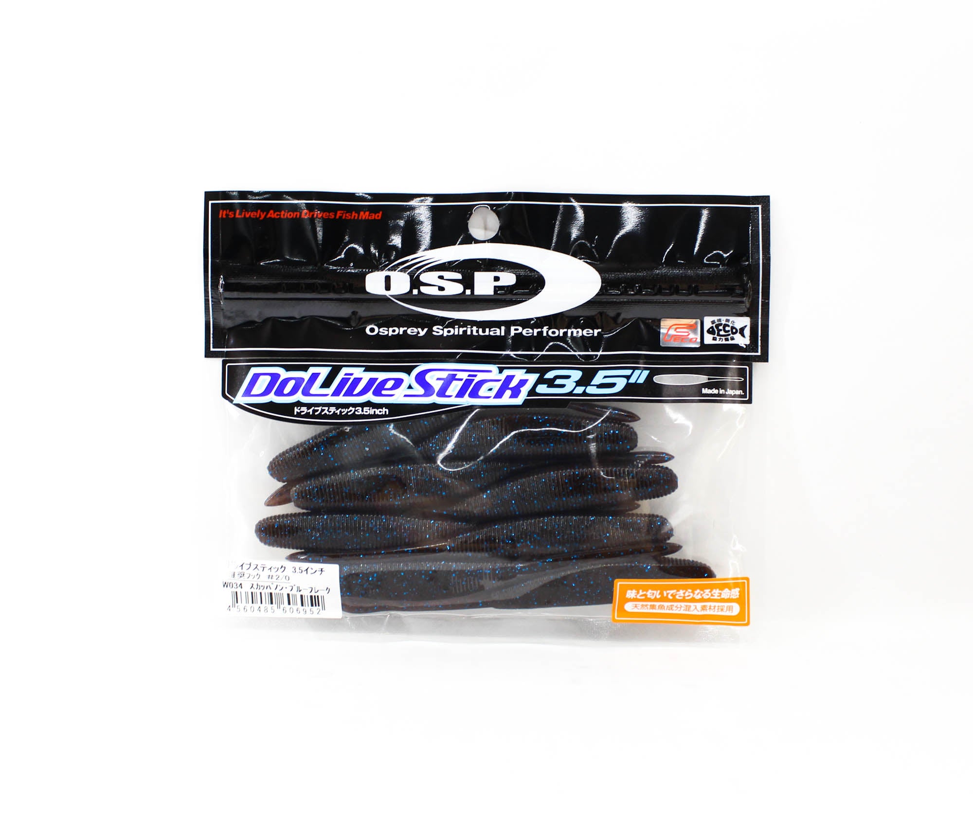 OSP Soft Lure Dolive Stick 3.5 Inches W-034 (6952)