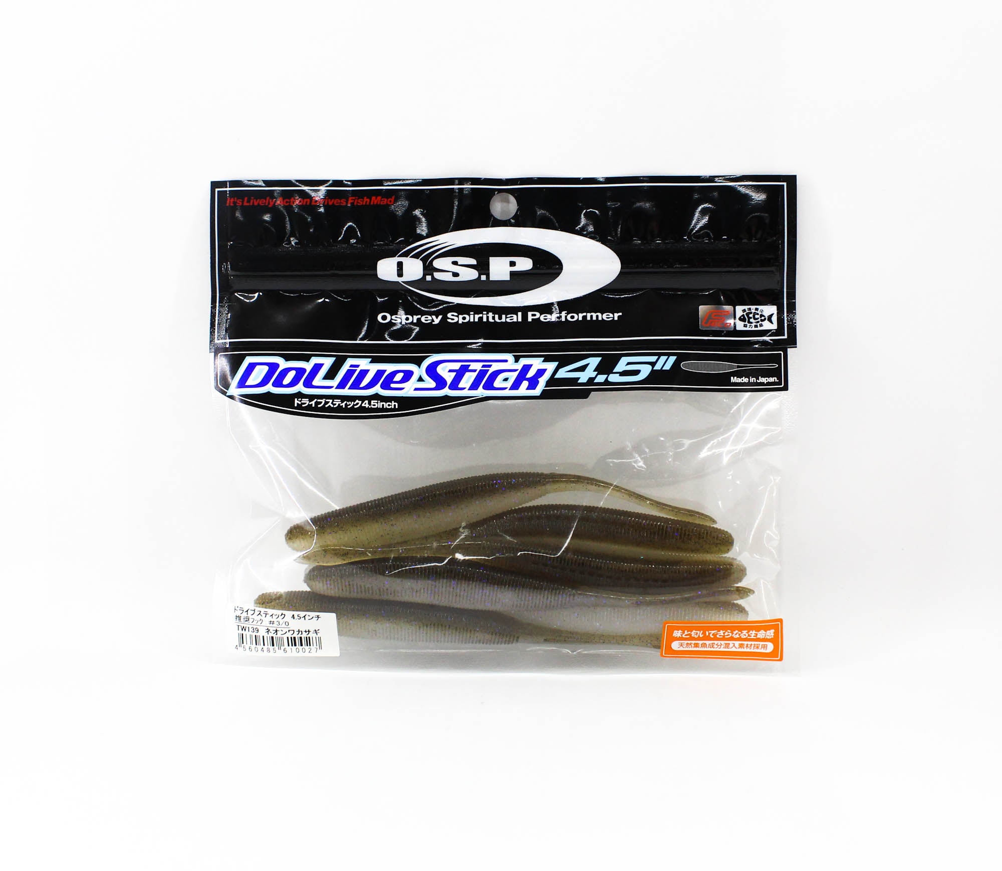 OSP Soft Lure Dolive Stick 4.5 Inches TW-139 (0027)
