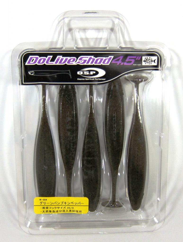 OSP Soft Lure Dolive Shad 4.5 Inches W-004 (0119)