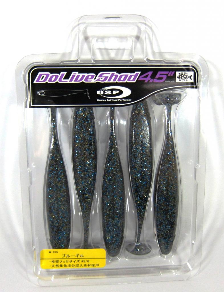 OSP Soft Lure Dolive Shad 4.5 Inches W-015 (0140)