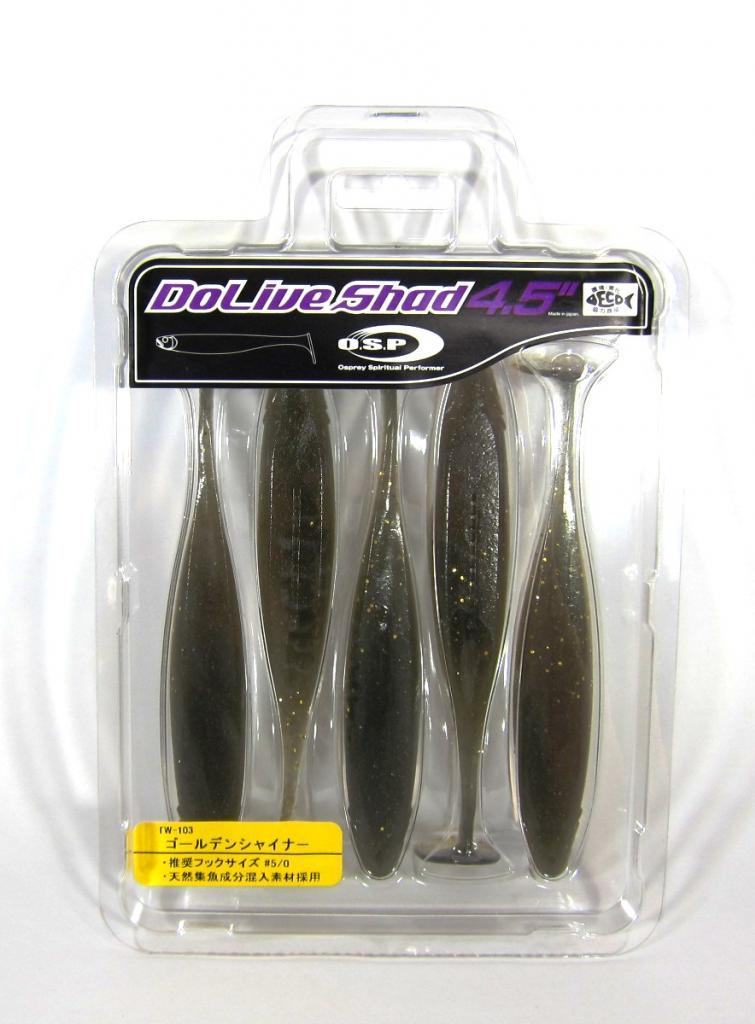 OSP Soft Lure Dolive Shad 4.5 Inches TW103 (0171)