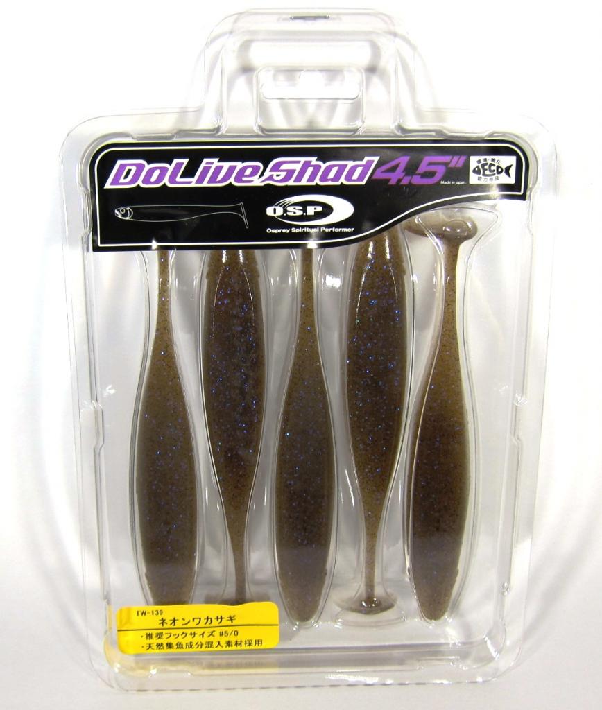 OSP Soft Lure Dolive Shad 4.5 Inches TW139 (0195)