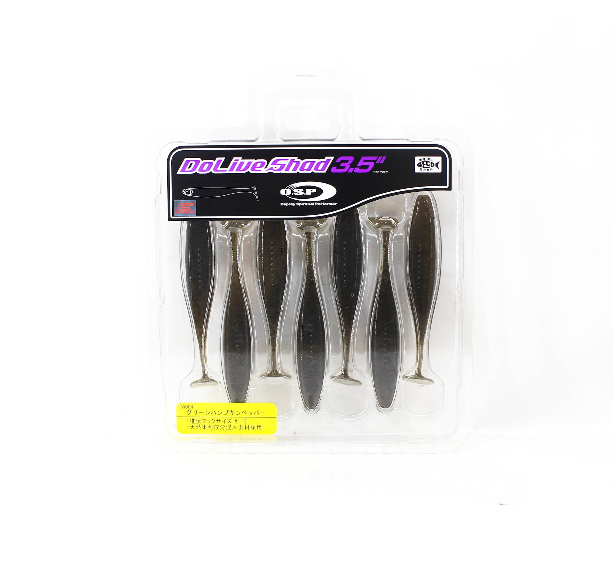 OSP Soft Lure Dolive Shad 3.5 Inches W-004 (2632)