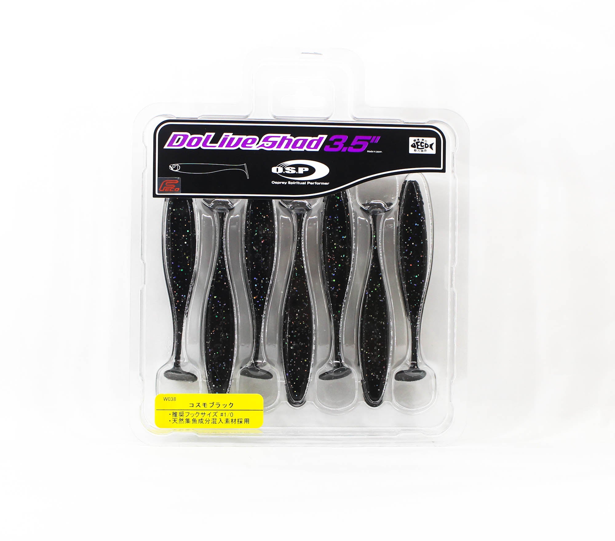 OSP Soft Lure Dolive Shad 3.5 Inches W-038 (2670)