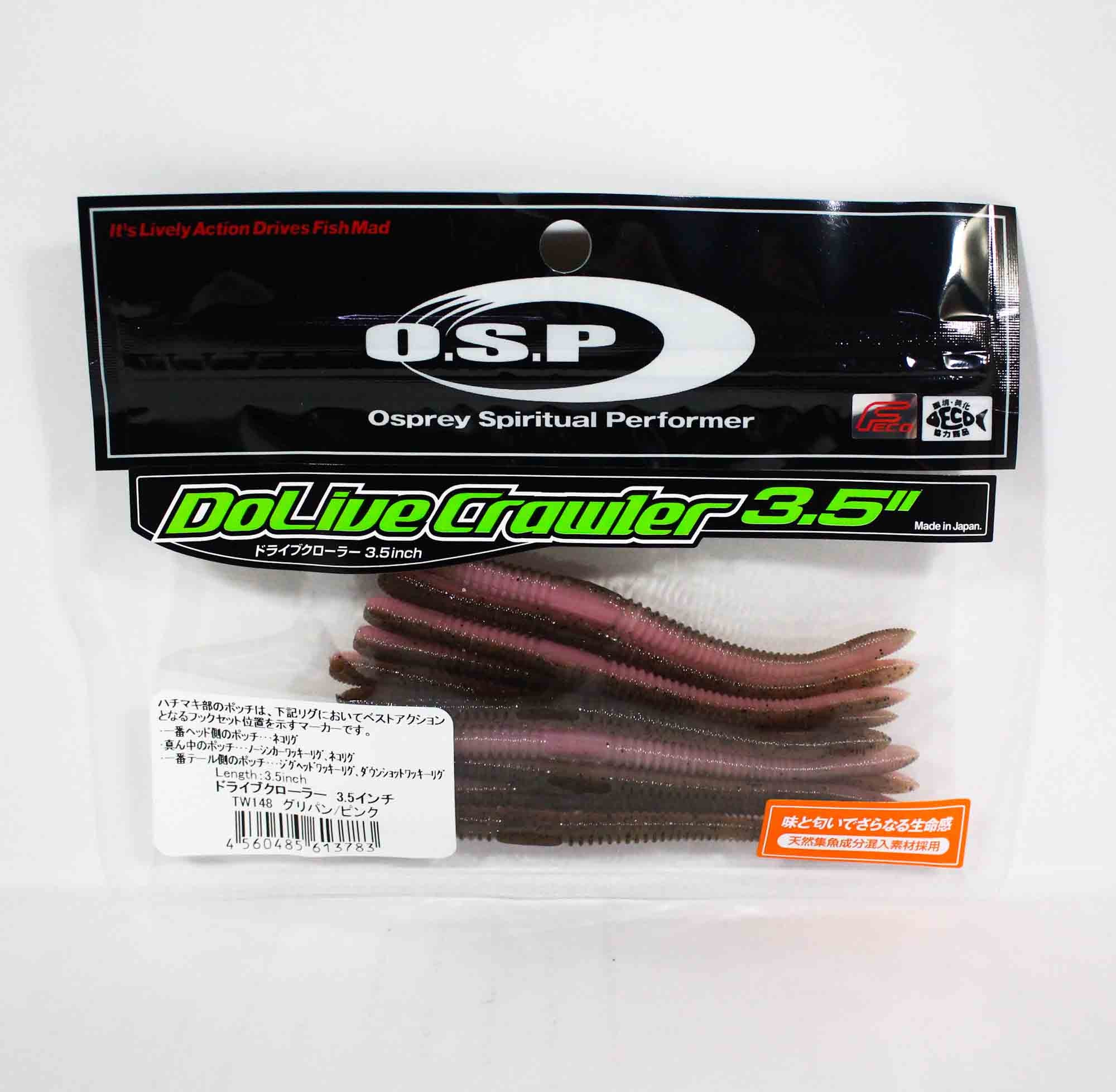 OSP Soft Lure Dolive Crawler 3.5 Inches TW-148 (3783)