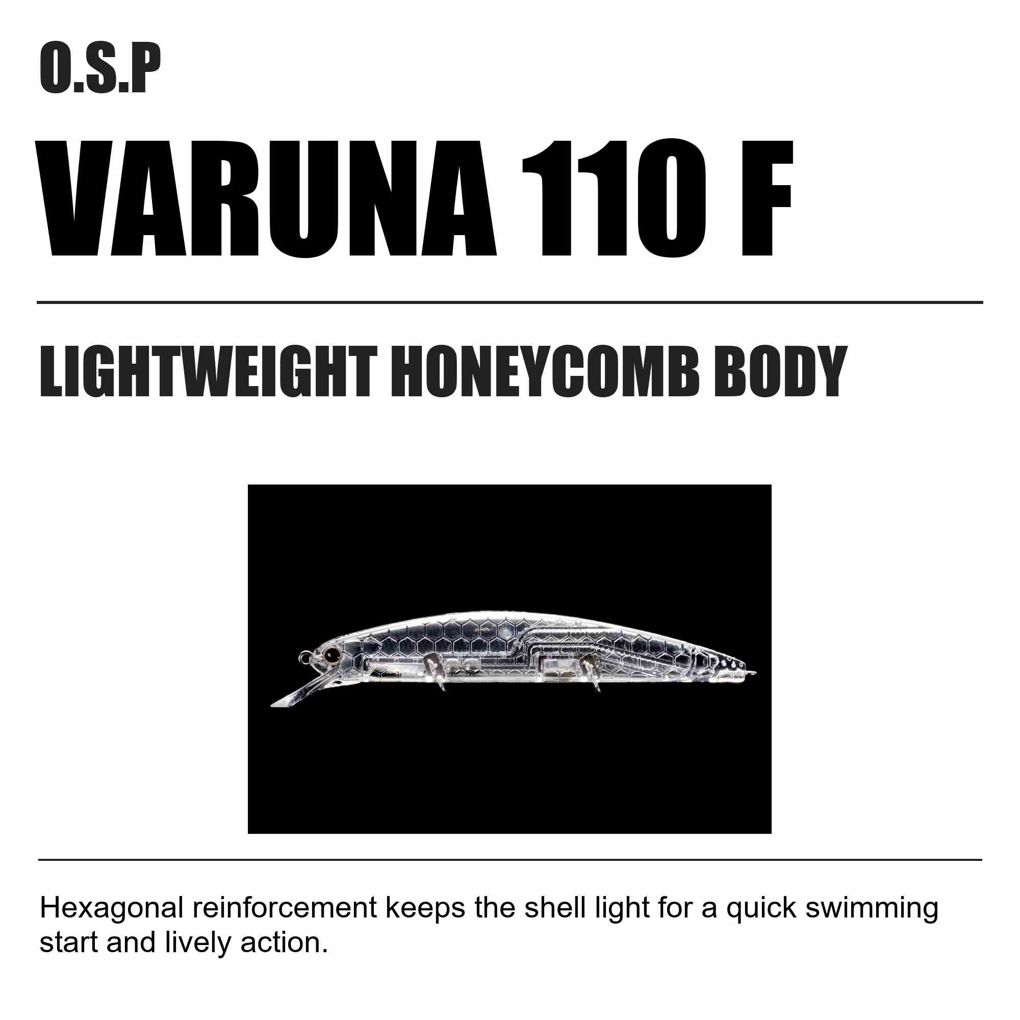 OSP Varuna 110 F Floating Minnow Lure T-16 (5084)
