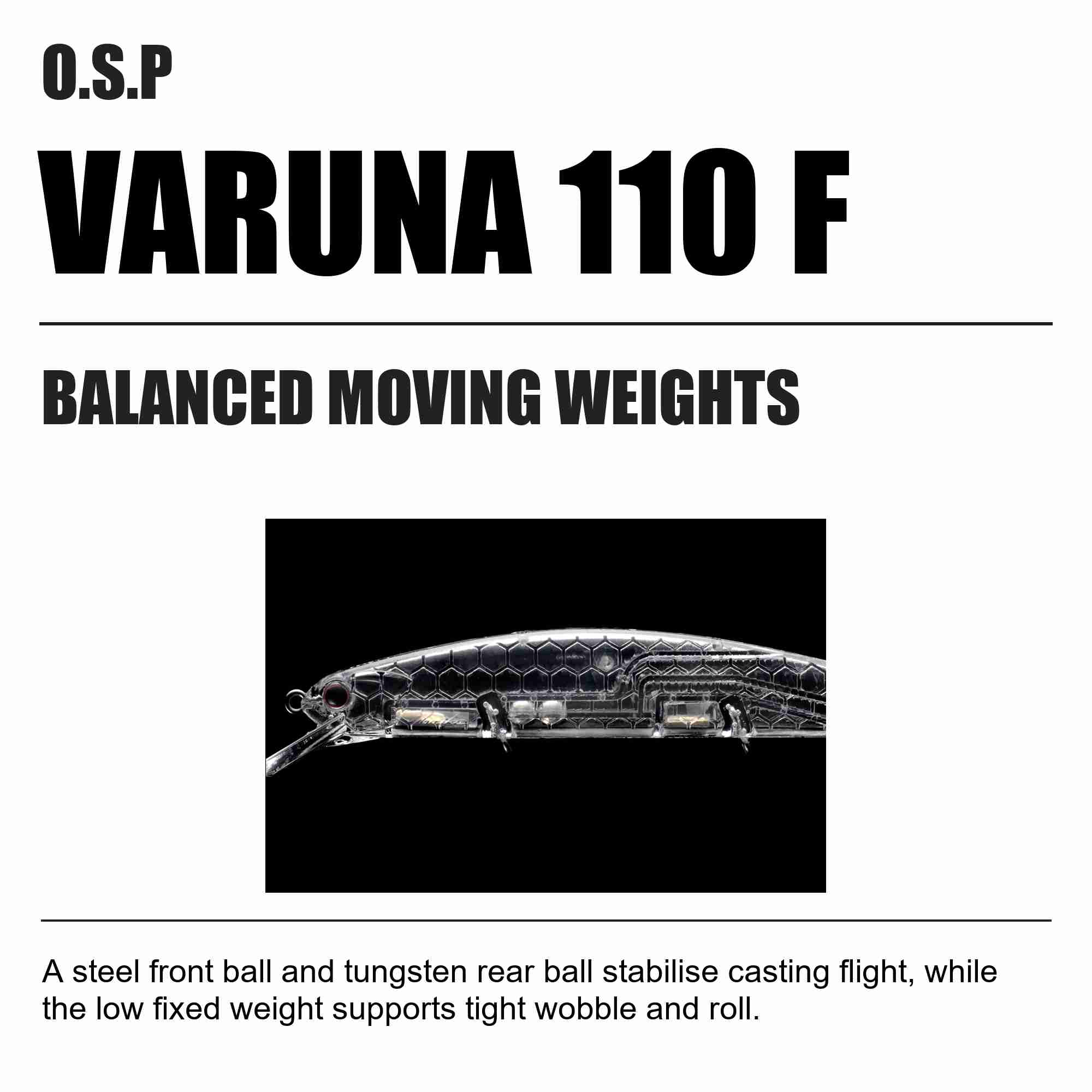 OSP Varuna 110 F Floating Minnow Lure T-16 (5084)
