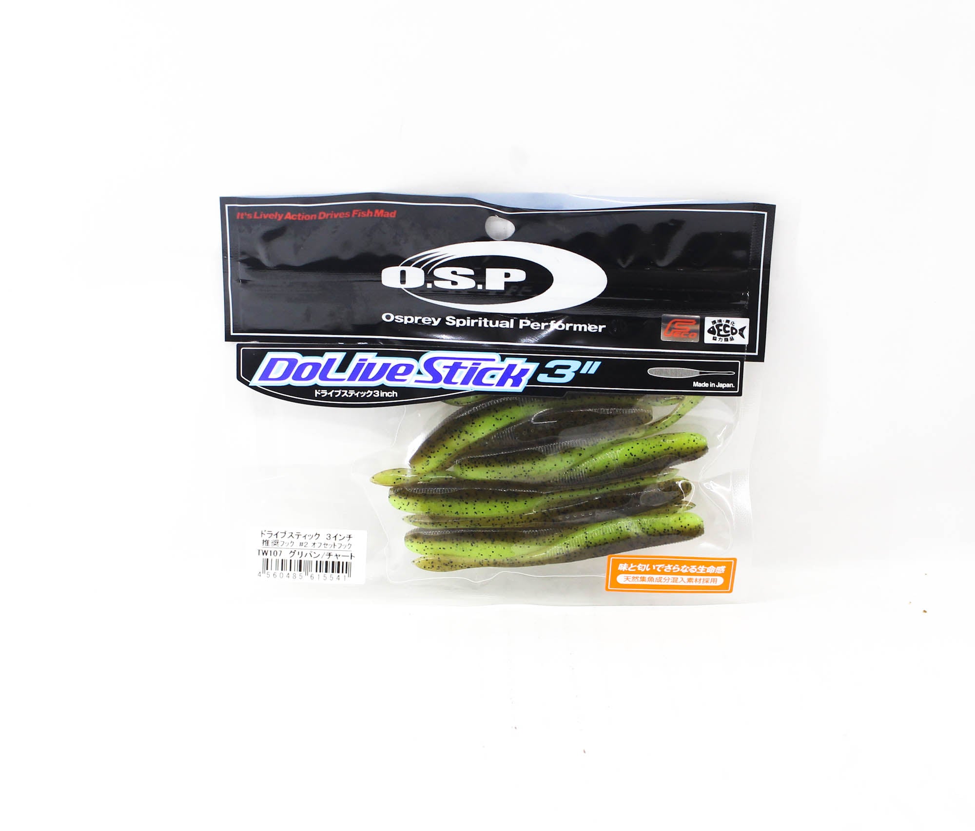 OSP Soft Lure Dolive Stick 3 Inches TW-107 (5541)