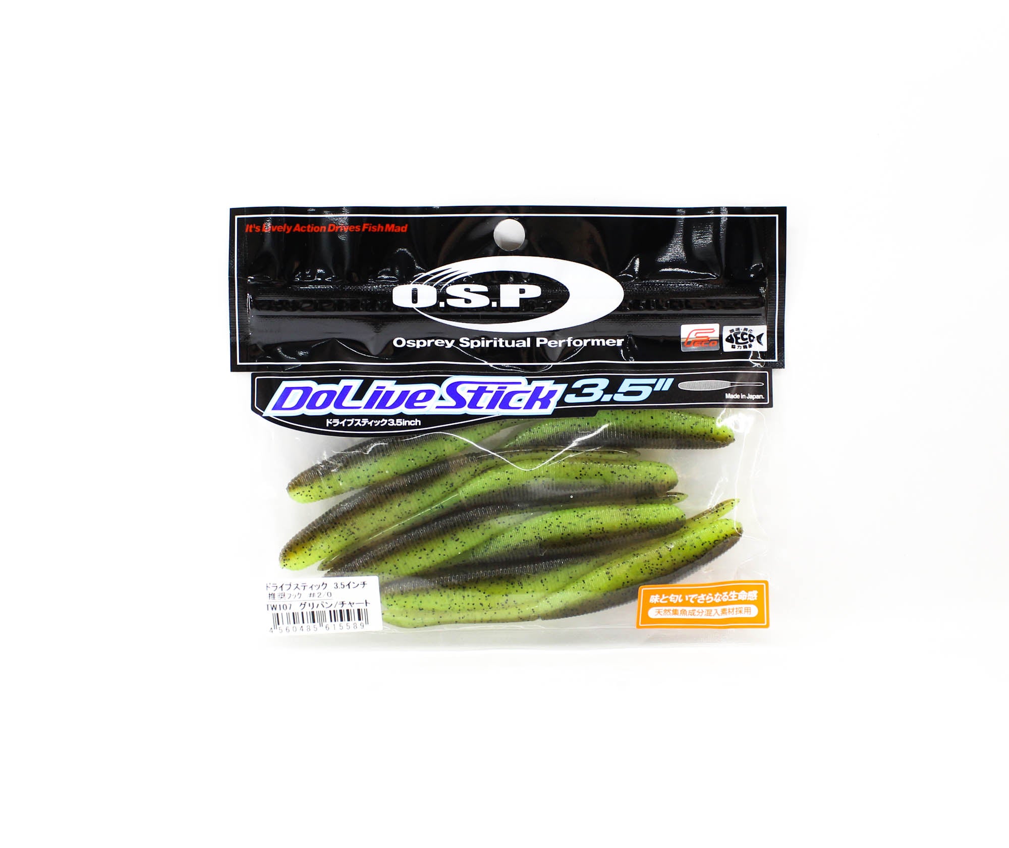 OSP Soft Lure Dolive Stick 3.5 Inches TW-107 (5589)