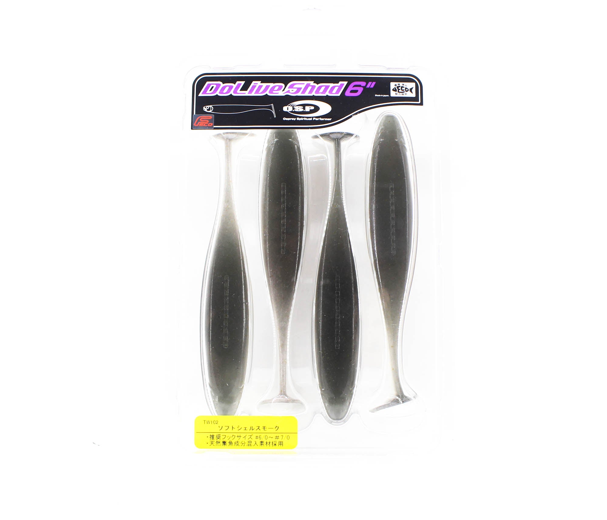 OSP Soft Lure Dolive Shad 6 Inches TW-102 (5954)