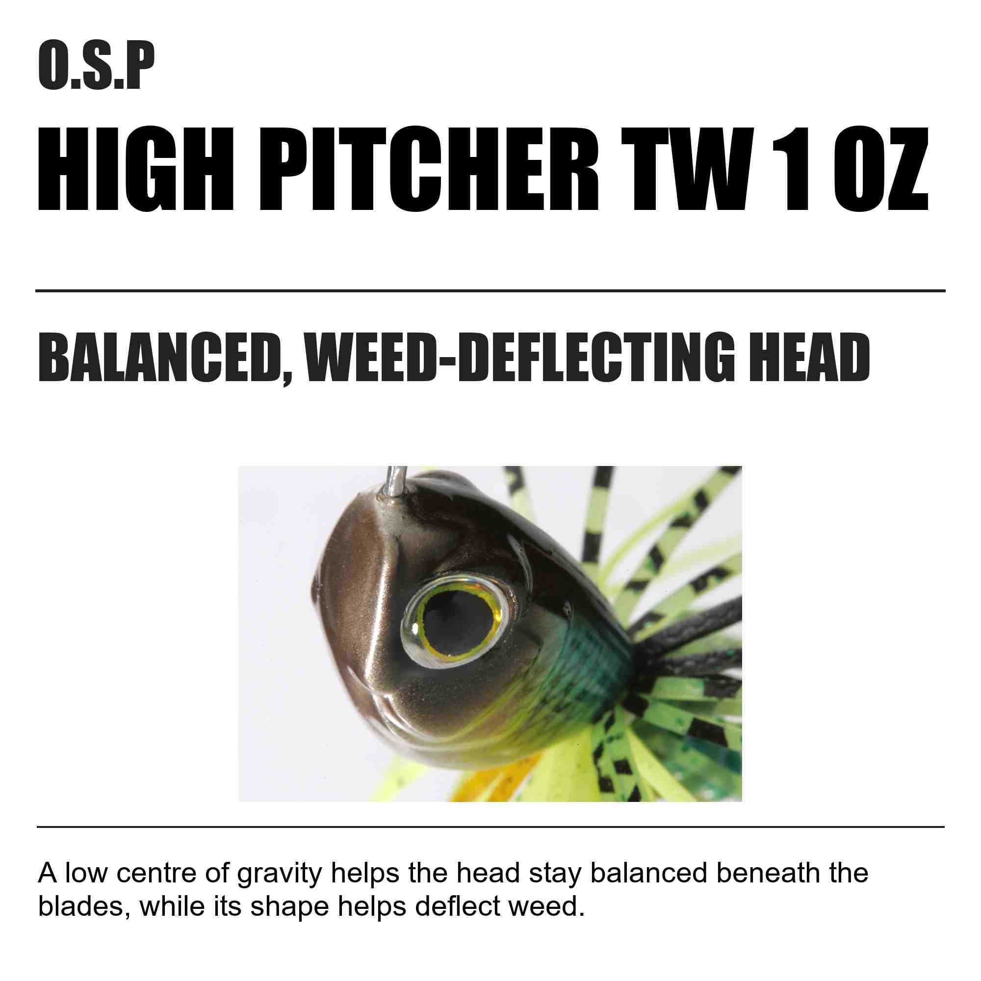 OSP Spinner Bait High Pitcher TW 1 Oz S-06 (8849)