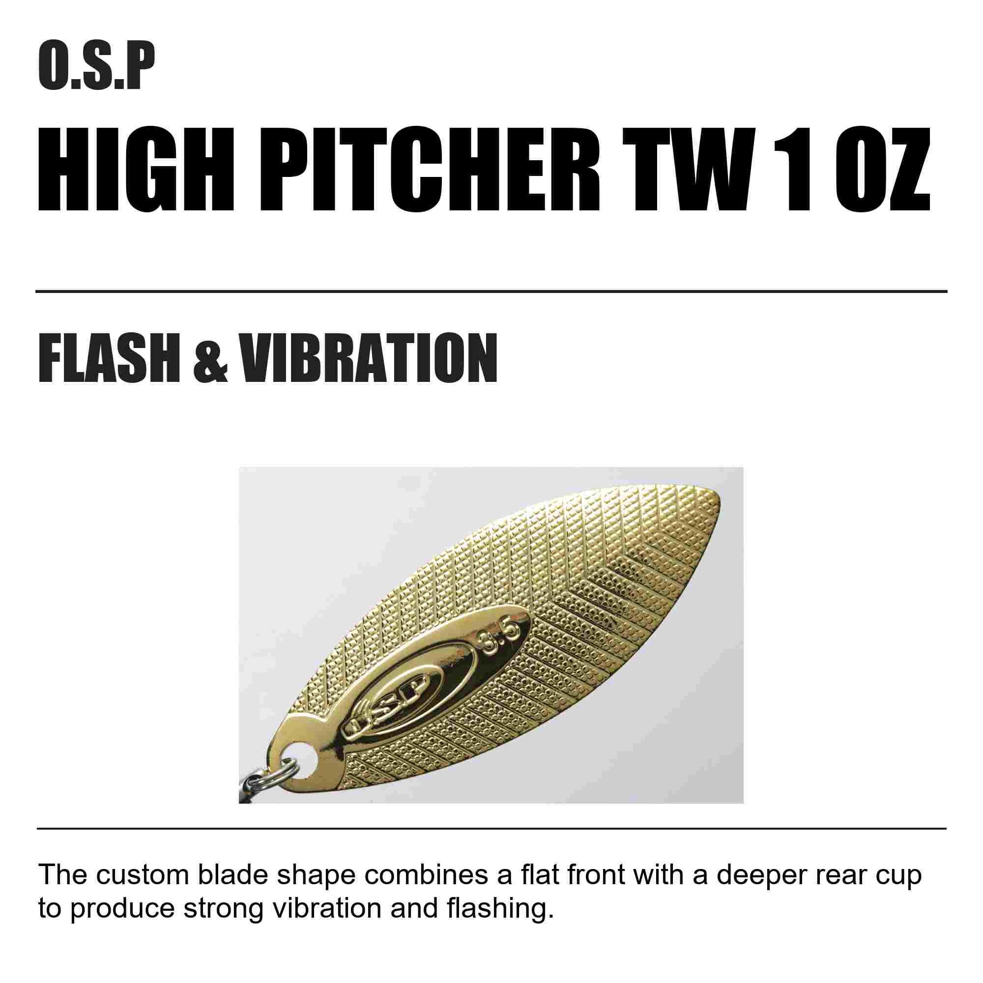 OSP Spinner Bait High Pitcher TW 1 Oz S-23 (8863)