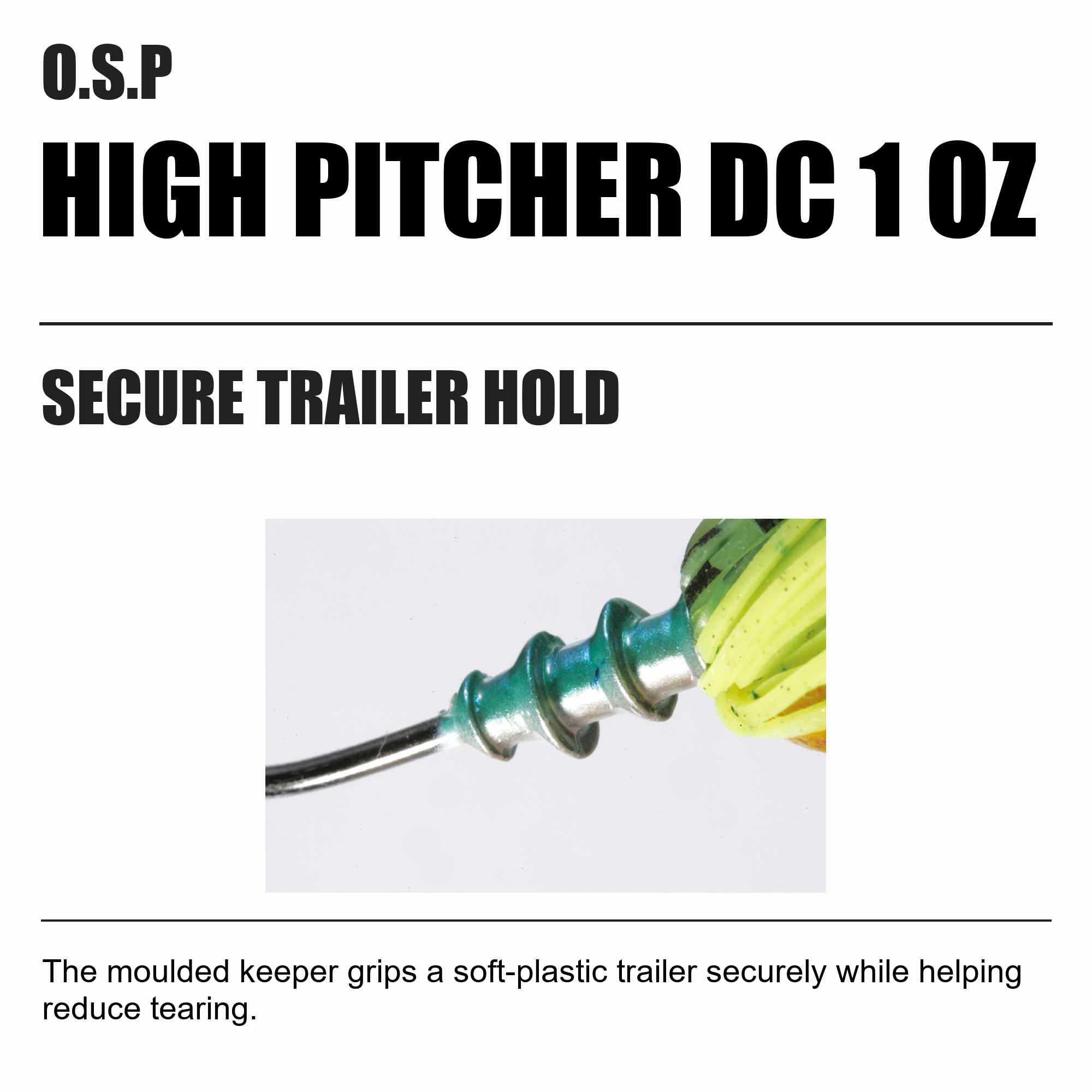 OSP Spinner Bait High Pitcher DC 1 Oz S-38 (8931)
