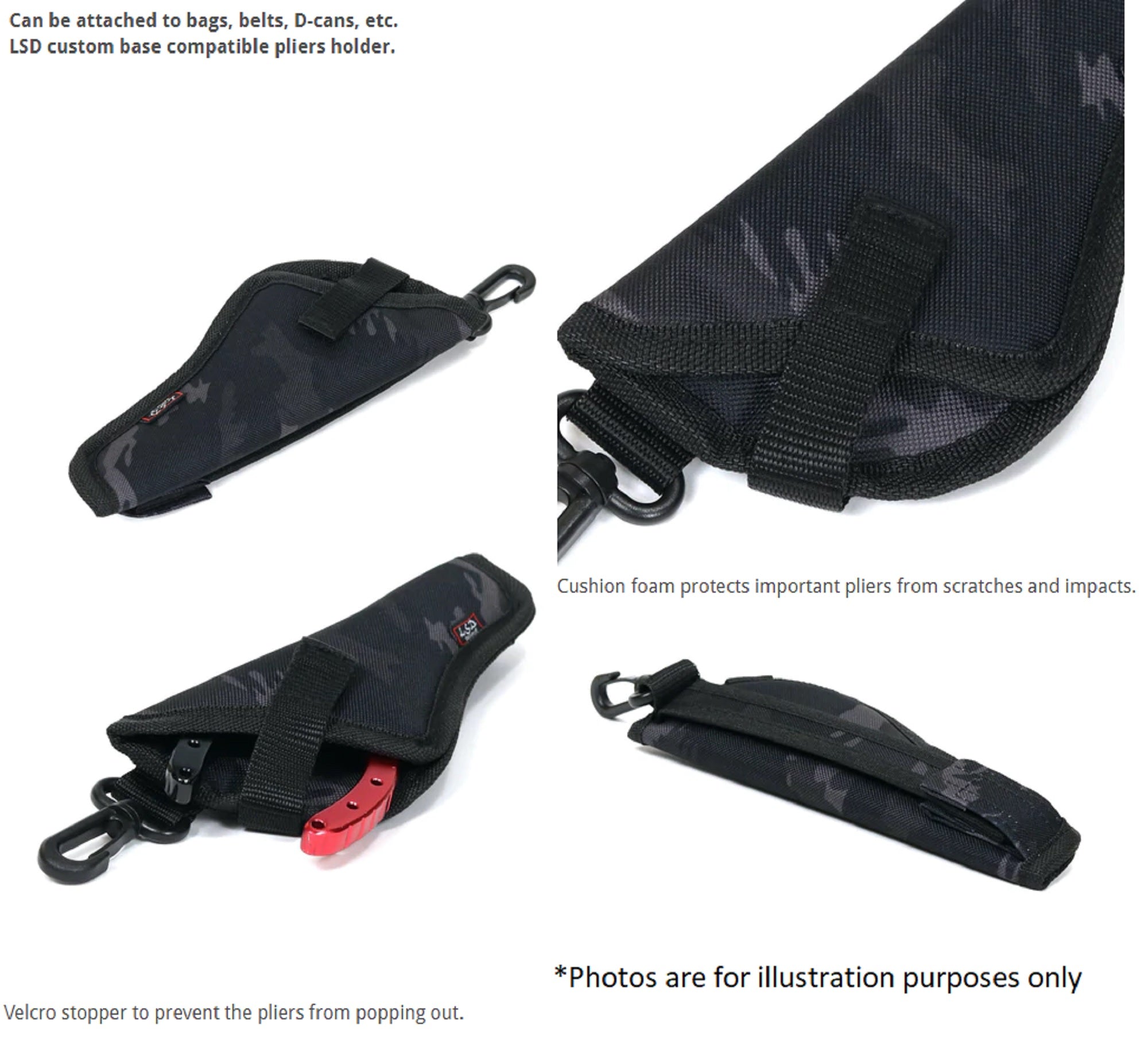 LSD Plier Holder Neo 20 x 8.5 x 2.5 cm Blue Camo (2125)