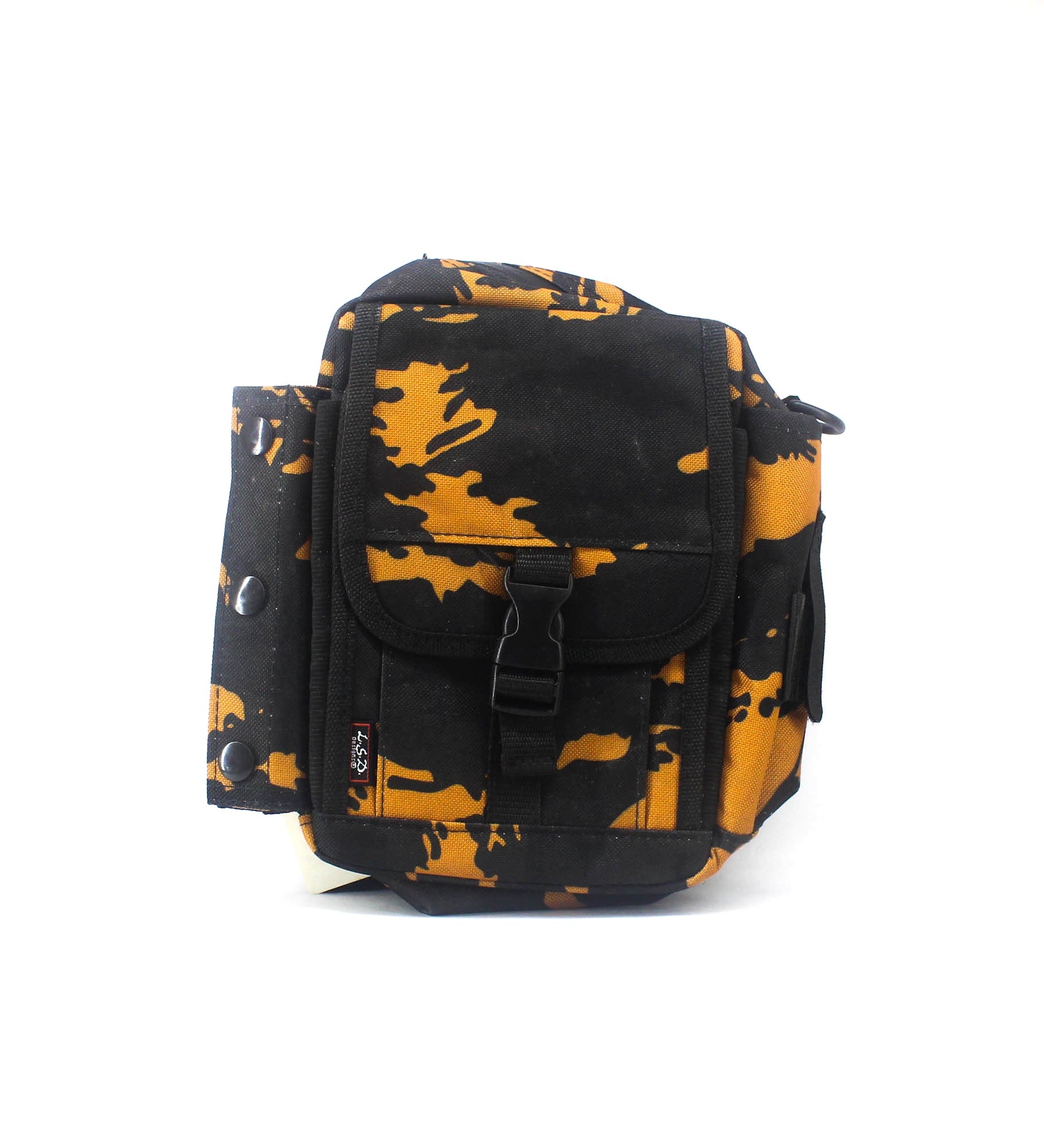 LSD Mini Shoulder Pac Sling Bag Orange Camo 20 x 13 x 8cm (2439)