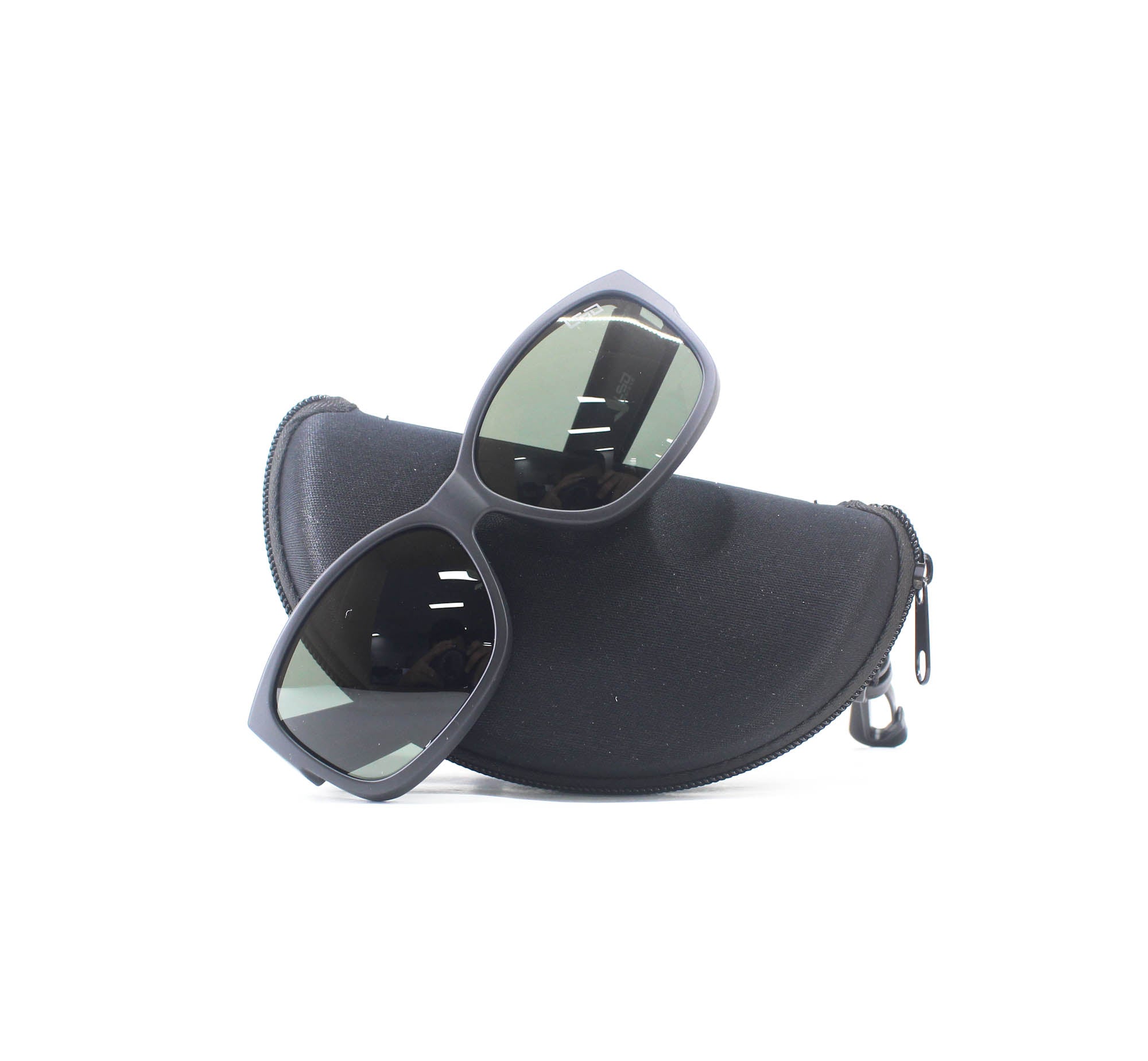 LSD Sunglasses Overglasses Type 2 Matte Black/Gray Green (4860)