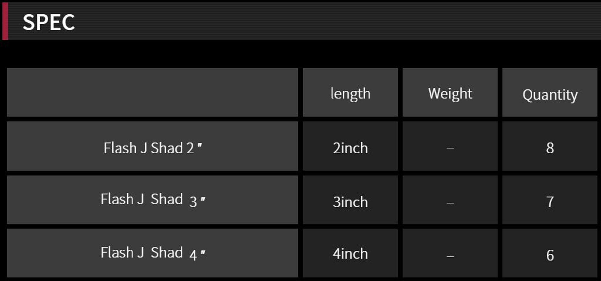 Fish Arrow Soft Lure Flash J Shad 3 Inch 7 Piece per pack #28 (6838)