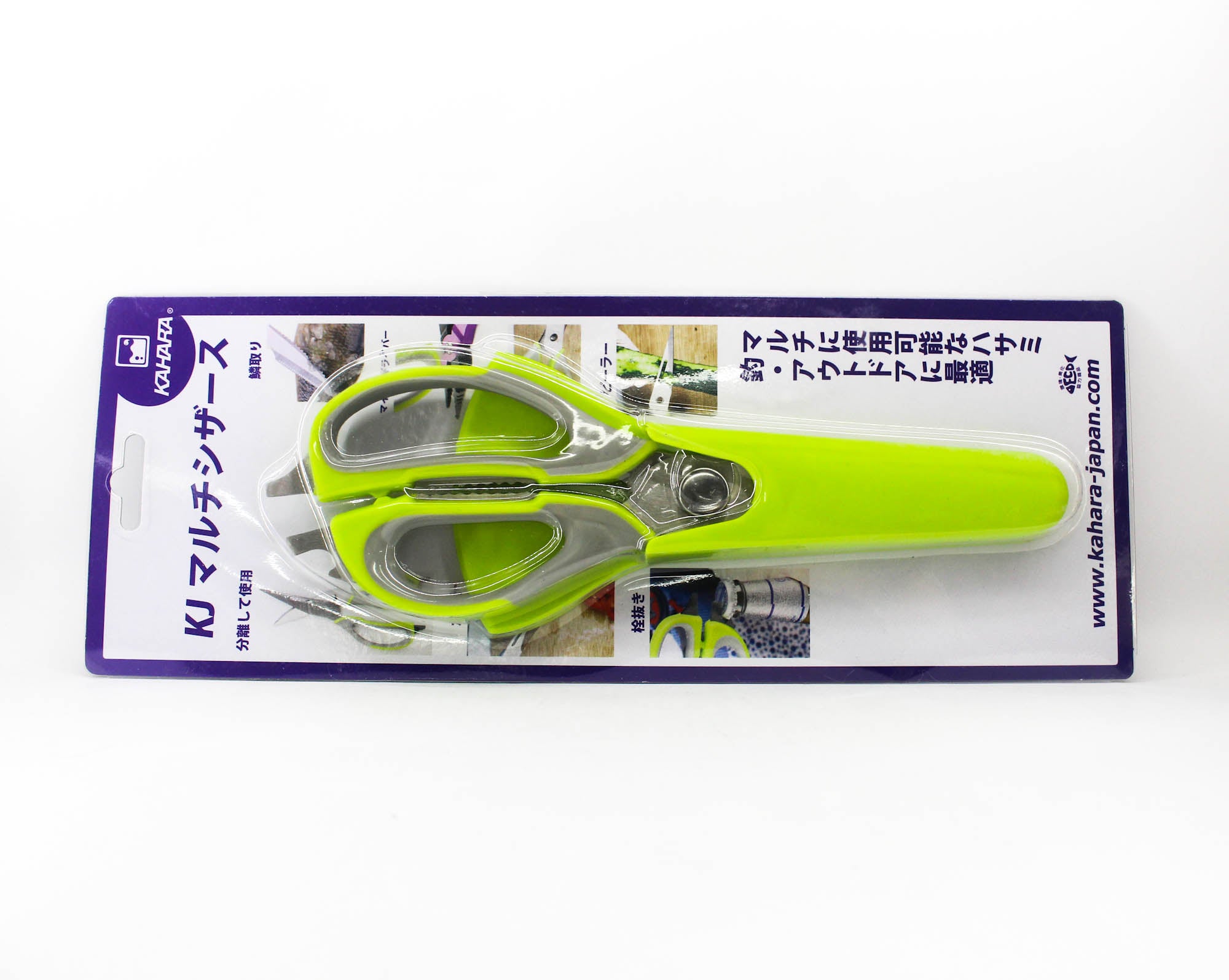 Kahara KJ Multi Scissors Stainless Steel 120mm 47 grams Green (9846)