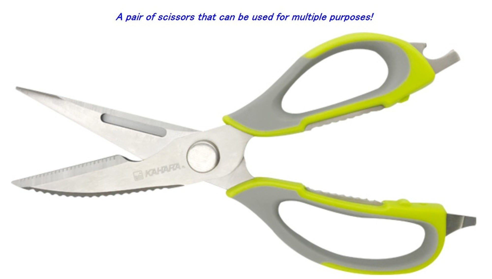 Kahara KJ Multi Scissors Stainless Steel 120mm 47 grams Green (9846)