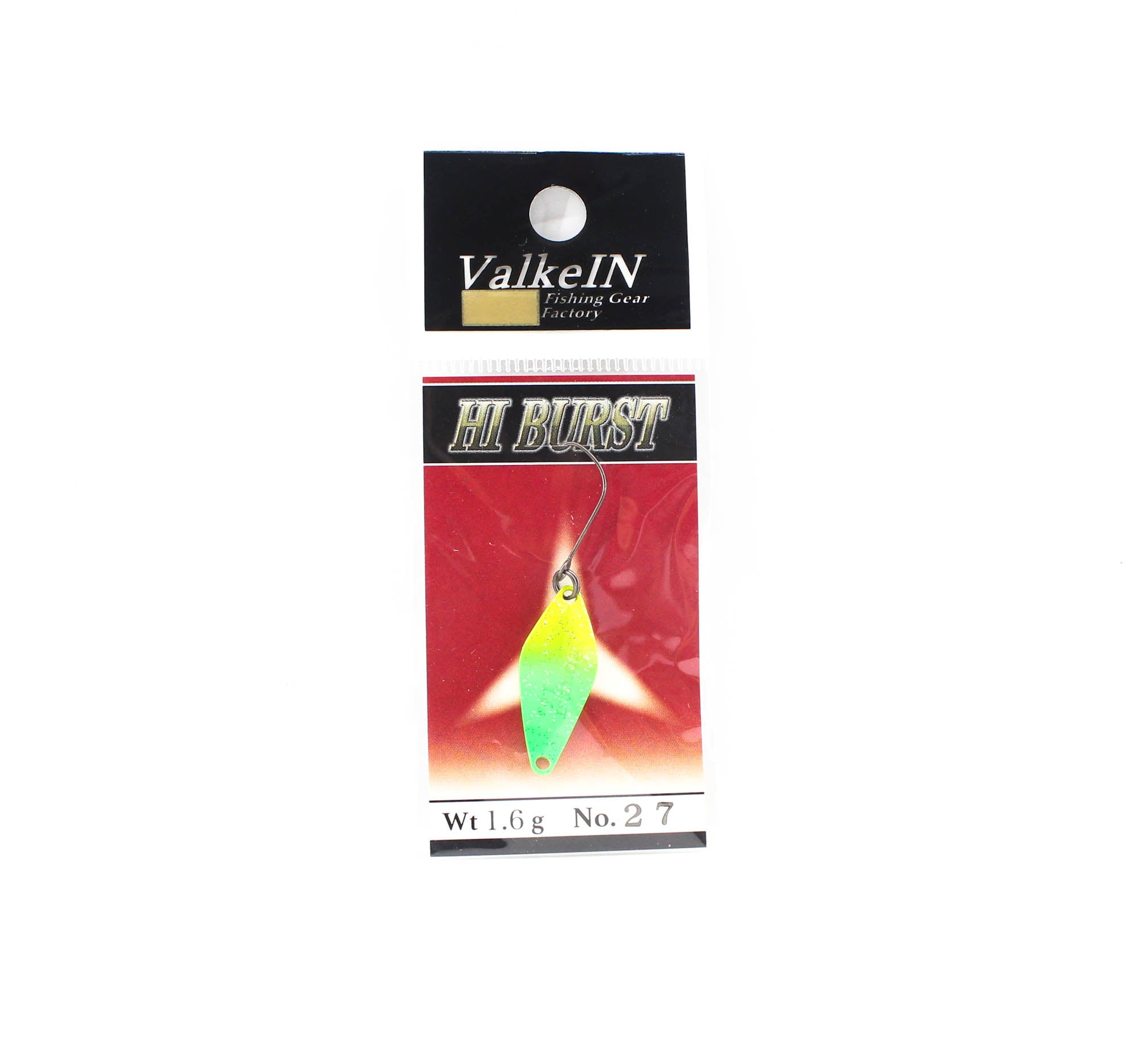 Valkein Spoon Hi Burst 1.6 grams Sinking Lure No.27 (1519)