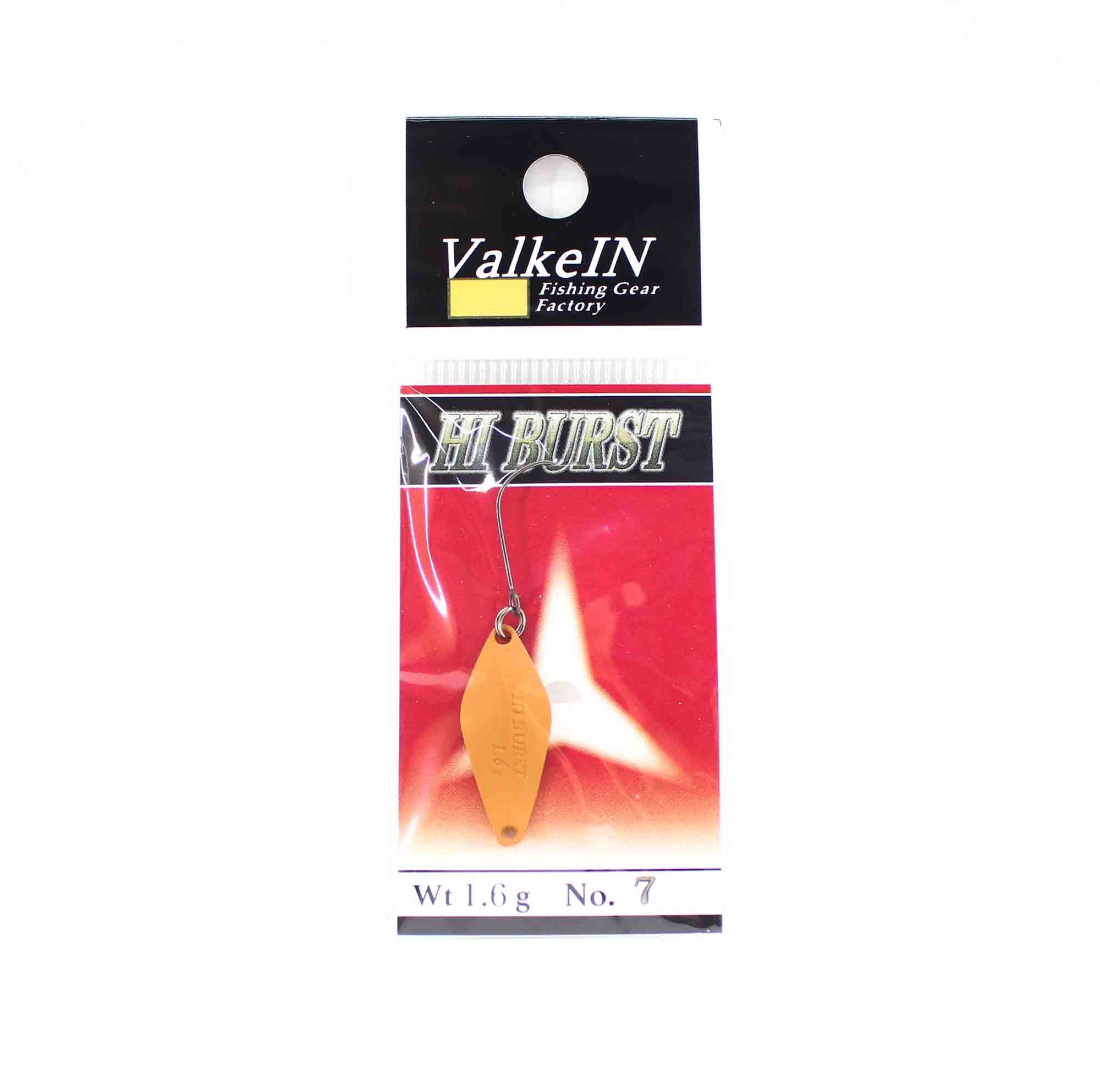 Valkein Spoon Hi Burst 1.6 grams Sinking Lure No.7 (2073)