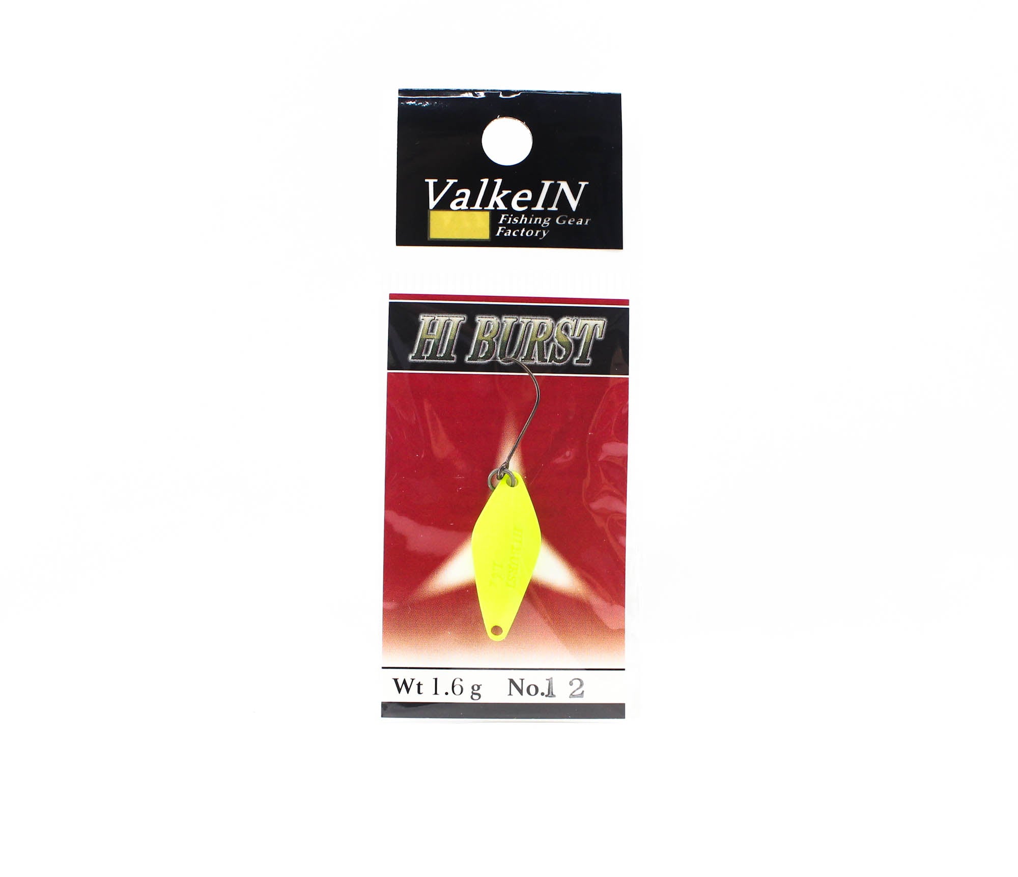 Valkein Spoon Hi Burst 1.6 grams Sinking Lure No.12 (2127)