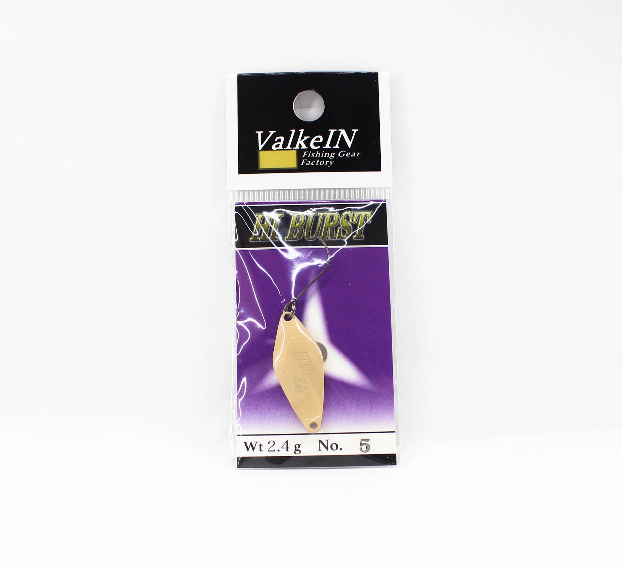 Valkein Spoon Hi Burst 2.4 grams Sinking Lure No.5 (2653)