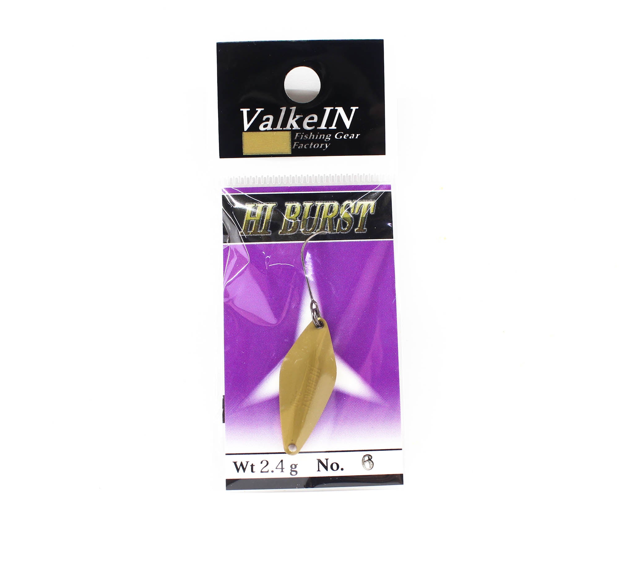 Valkein Spoon Hi Burst 2.4 grams Sinking Lure No.6 (2660)