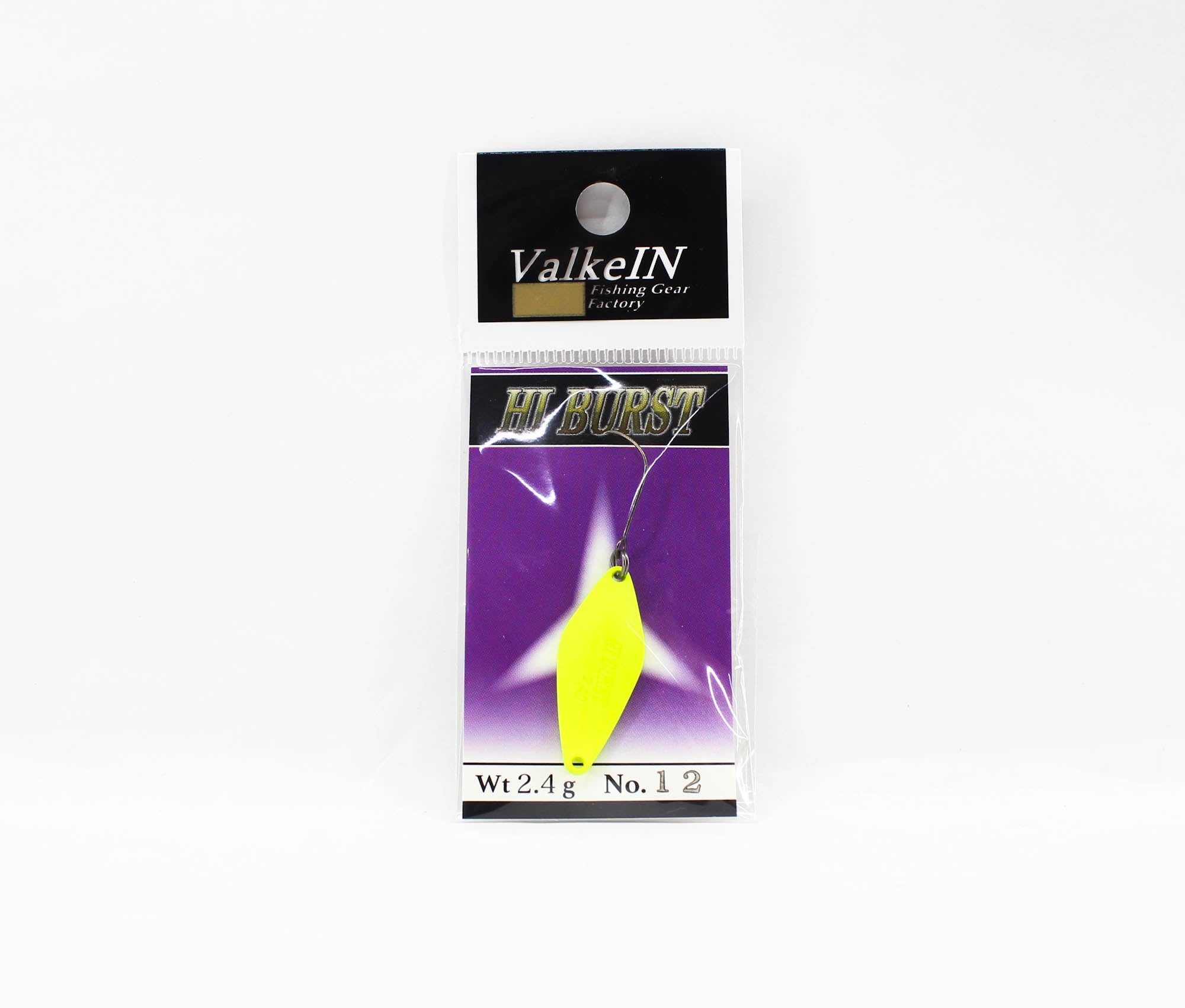 Valkein Spoon Hi Burst 2.4 grams Sinking Lure No.12 (2721)