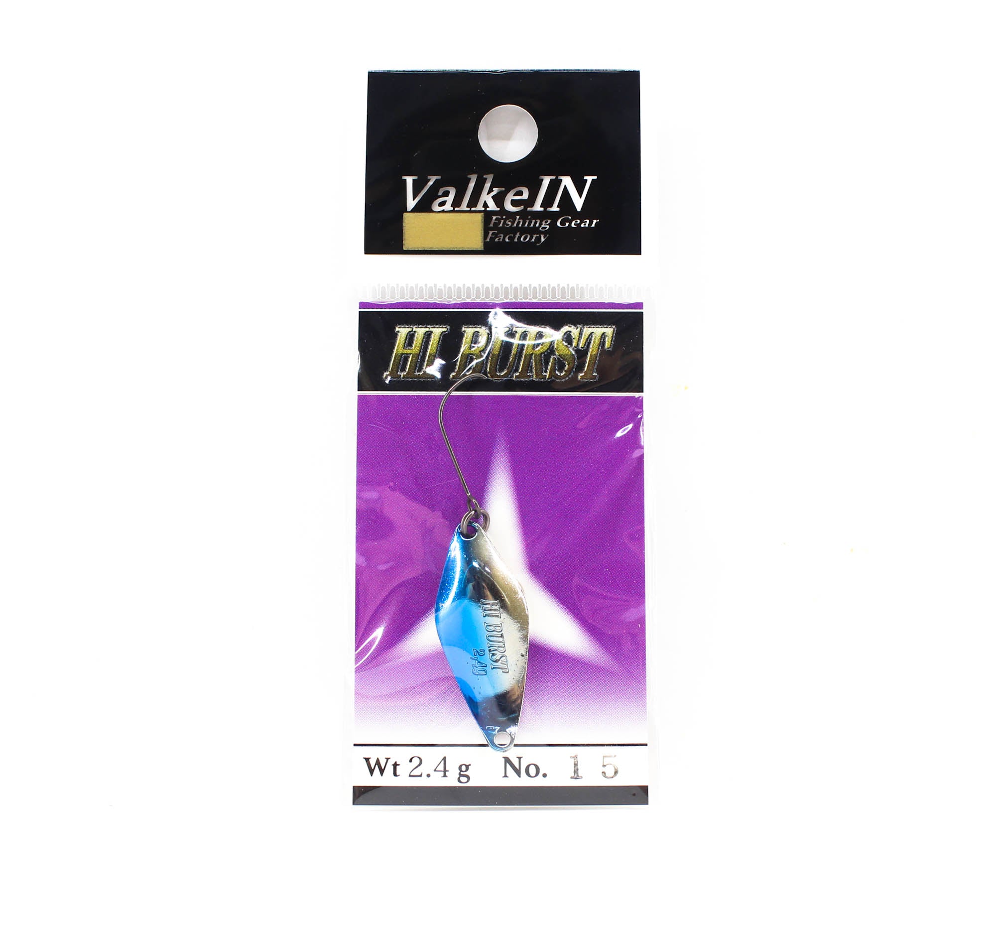 Valkein Spoon Hi Burst 2.4 grams Sinking Lure No.15 (2752)