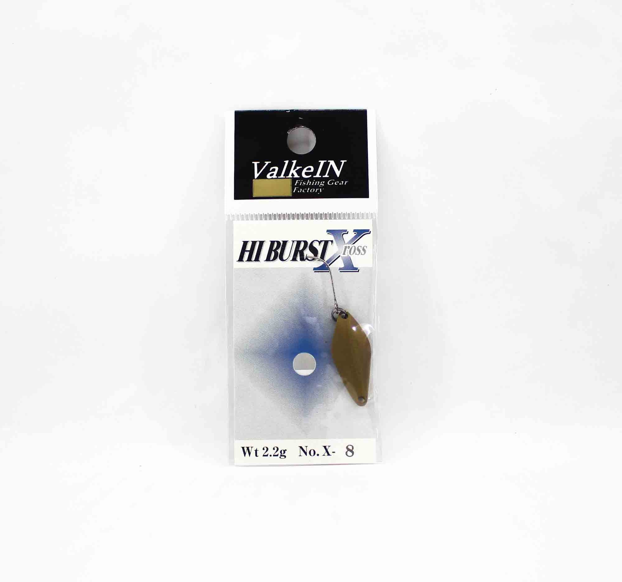 Valkein Spoon Hi Burst Xross 2.2 grams Sinking Lure No.X-8 (6255)