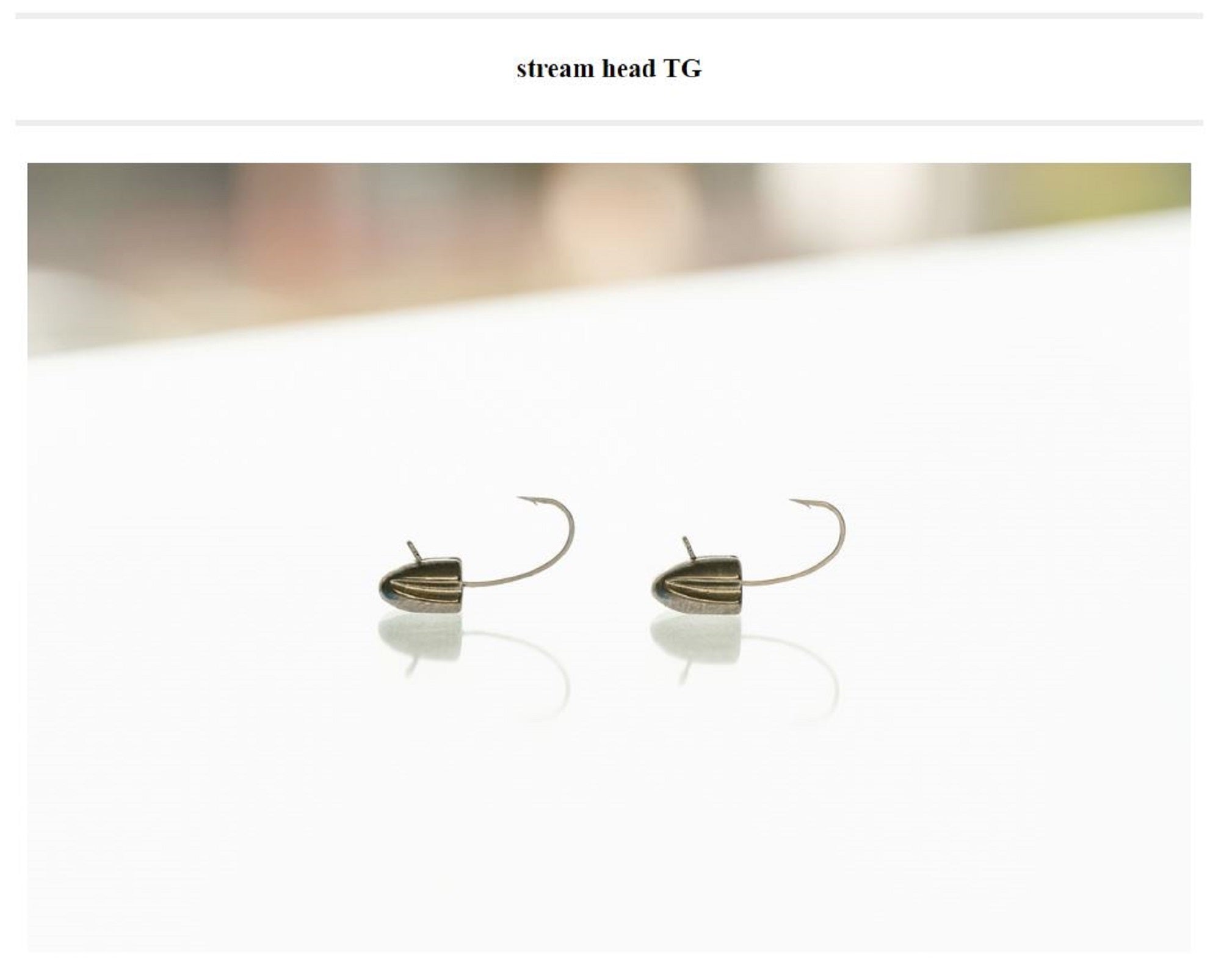 Thirty Four Jig Head Stream Head 0.8 grams 5 per pack (2104)